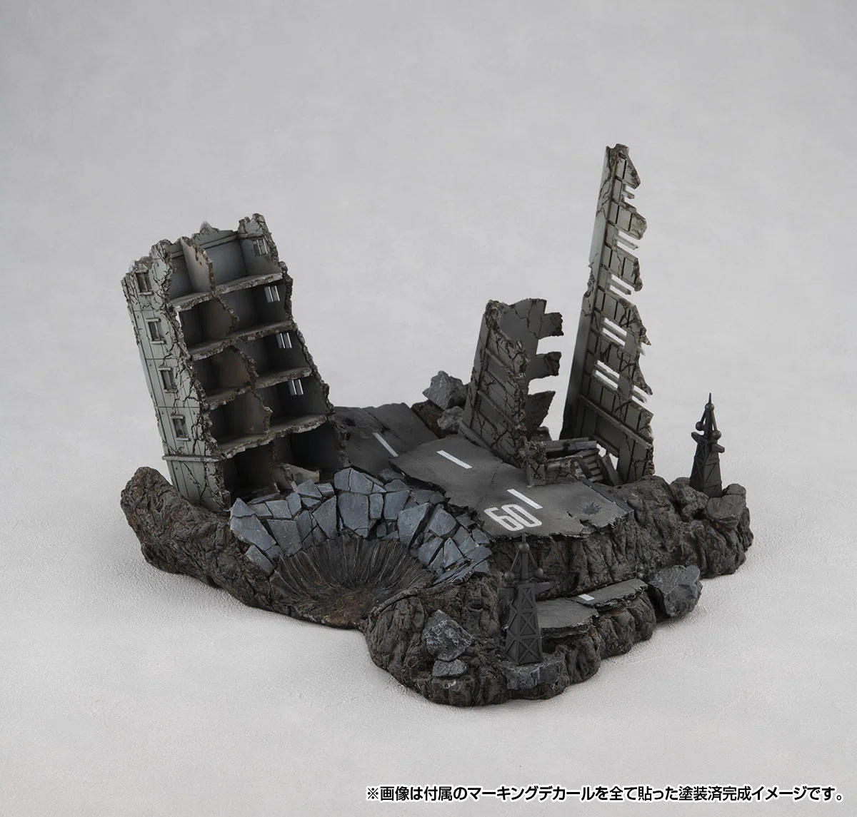 機動戦士ガンダム』RMS ニューヤーク市廃墟がお求めやすい未塗装半完成