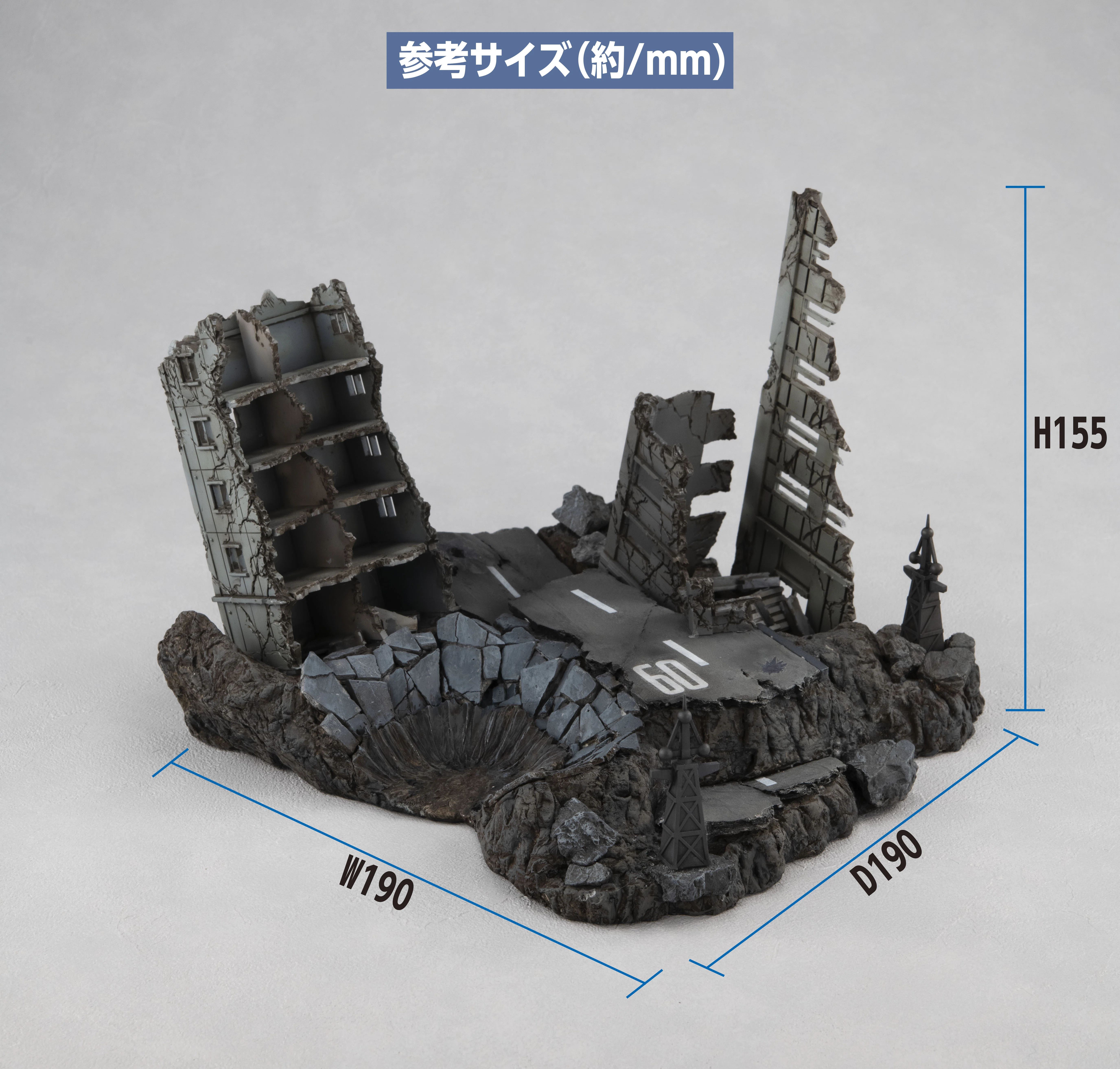 機動戦士ガンダム』RMS ニューヤーク市廃墟がお求めやすい未塗装半完成