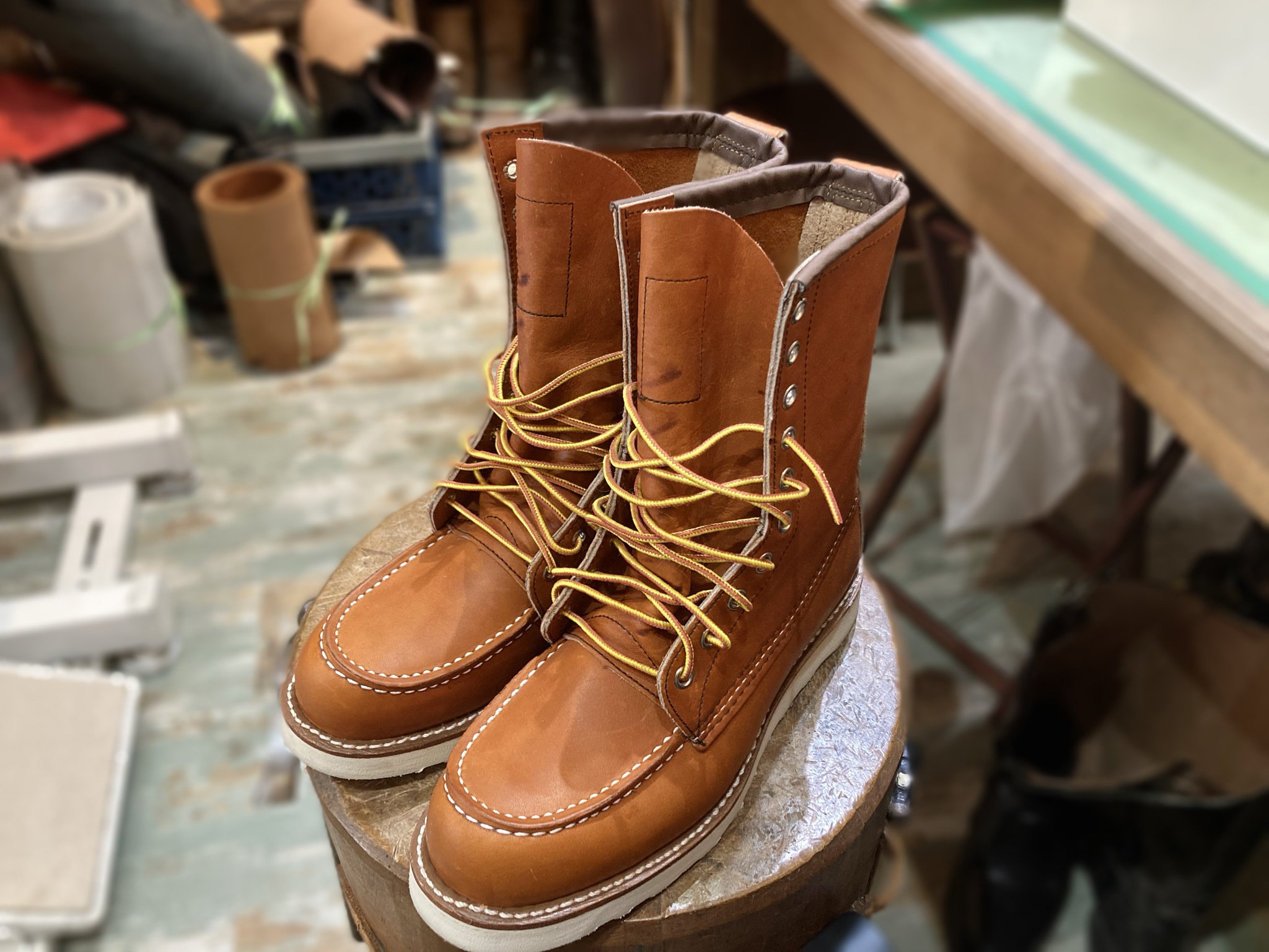 アイレット/ハトメ→フック交換】Red Wing#877｜CREA Repair