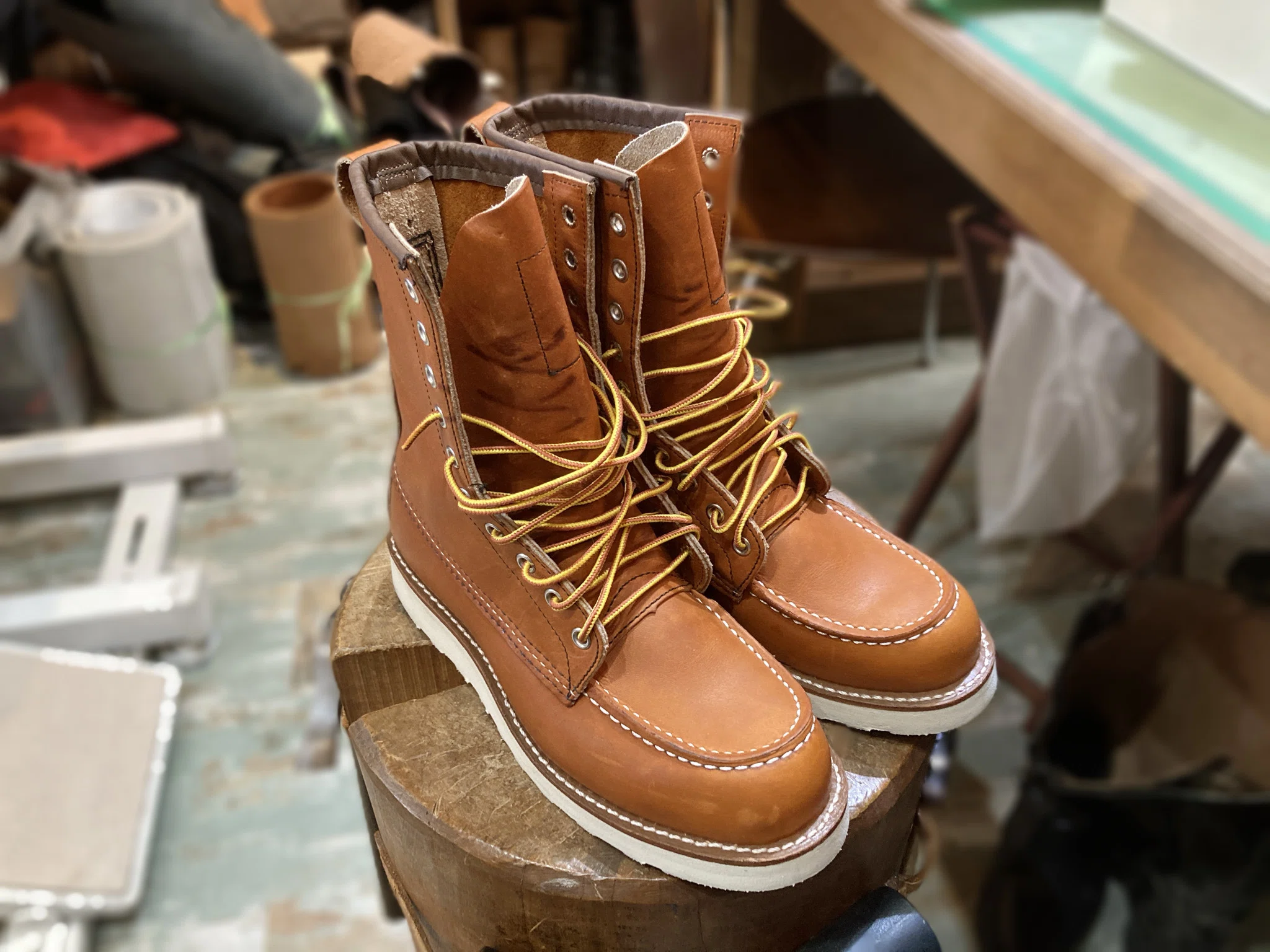 アイレット/ハトメ→フック交換】Red Wing#877｜CREA Repair