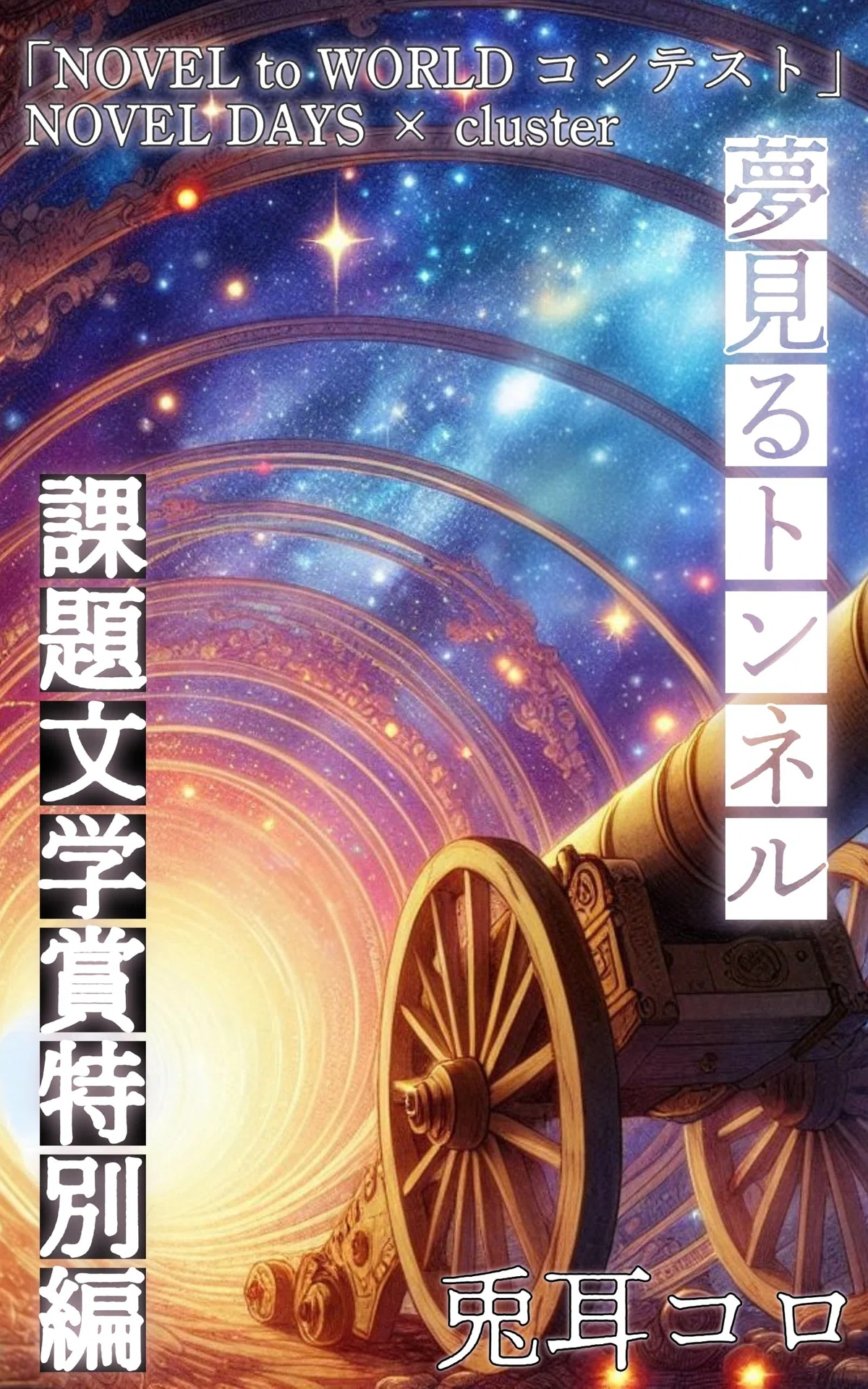 夢見るトンネル_NOVEL DAYS cluster 課題文学賞 特別編NOVEL to WORLDコンテスト_講談社 クリエイターズラボ NOVEL DAYS_兎耳コロ Koroちゃん