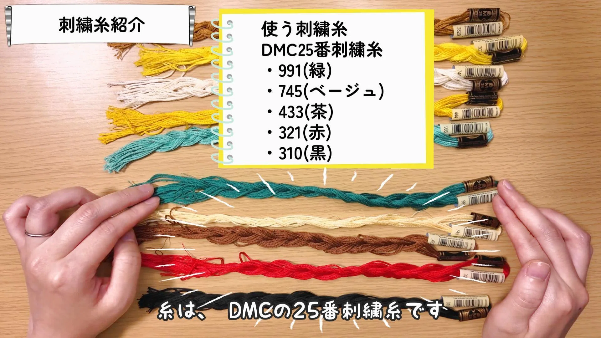 刺繍図案無料】フルーツの刺繍方法前半｜はなめろん｜刺繍愛好家