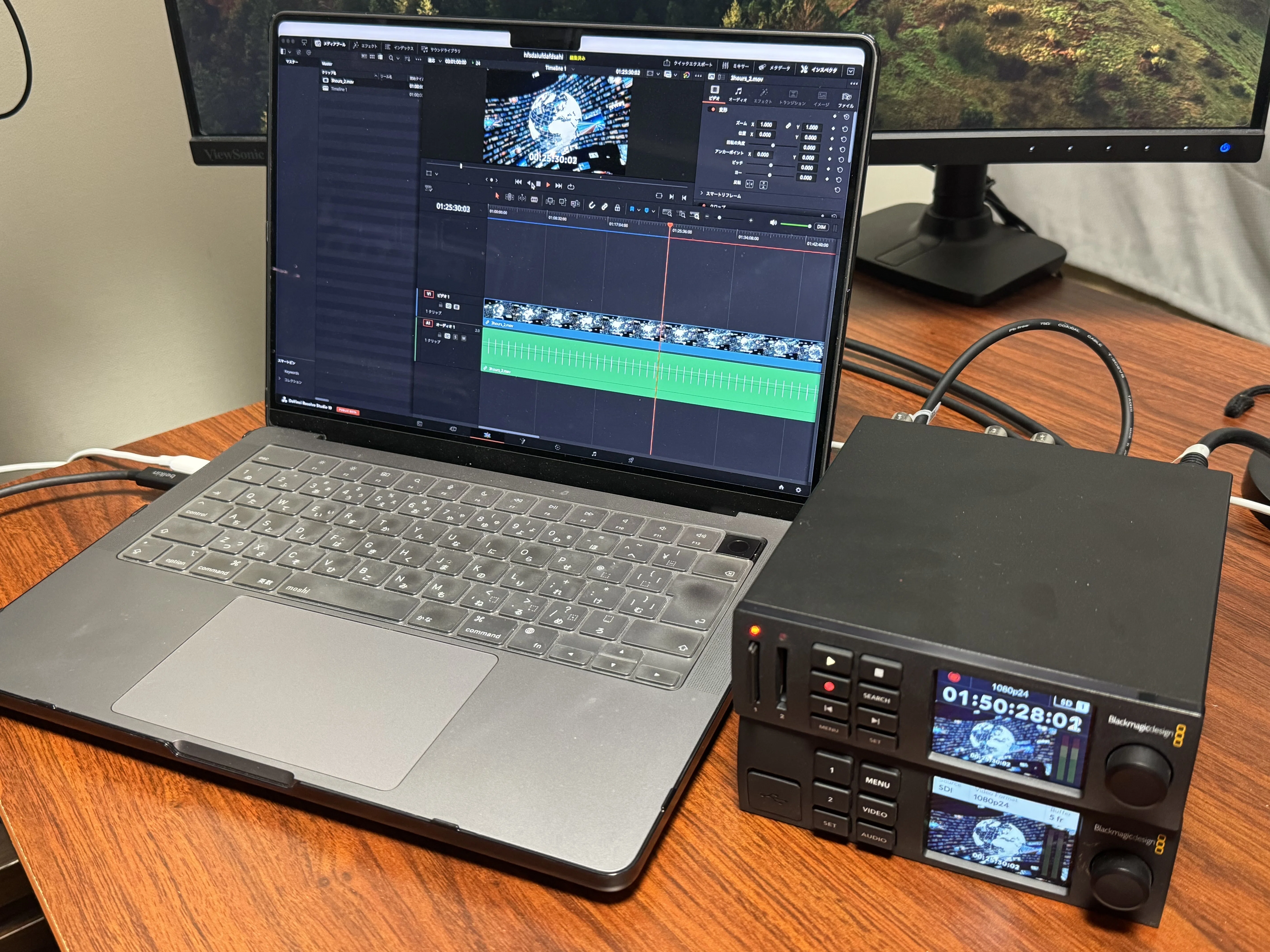 動画編集ソフトで動画のポン出しを試してみる 〜Davinci Resolveと