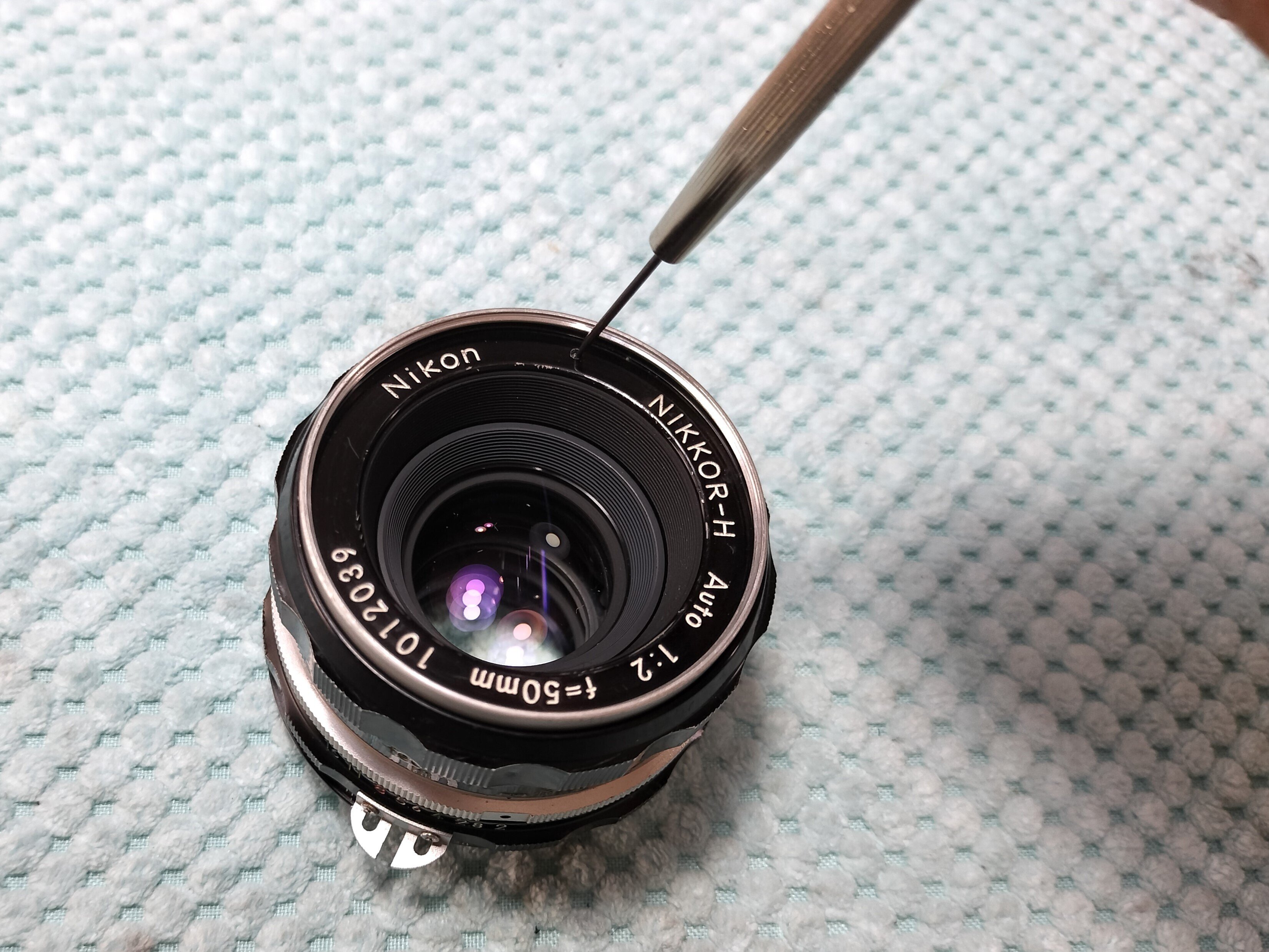 Nikon Nikkor-H 50mm F/2の分解|フィルムカメラ修理のアクアカメラ Nikon Nikkor-H 50mm F/2の分解|フィルムカメラ修理のアクアカメラ