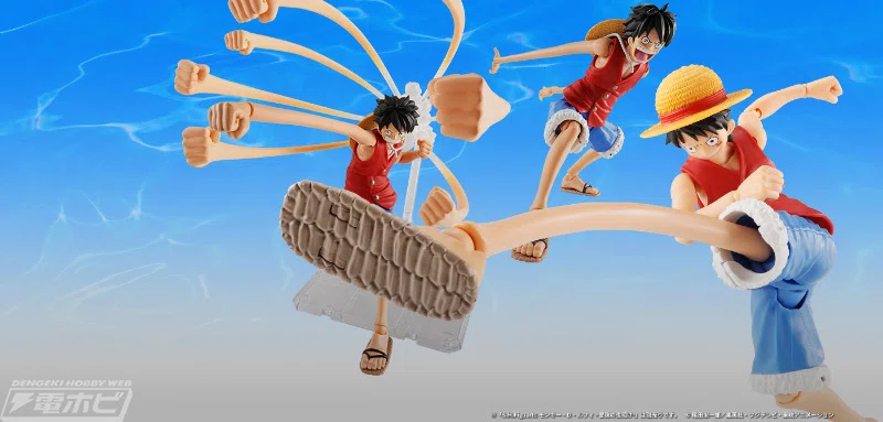 ワンピース』S.H.Figuarts ルフィ -冒険の夜明け-に対応する「ゴムゴム