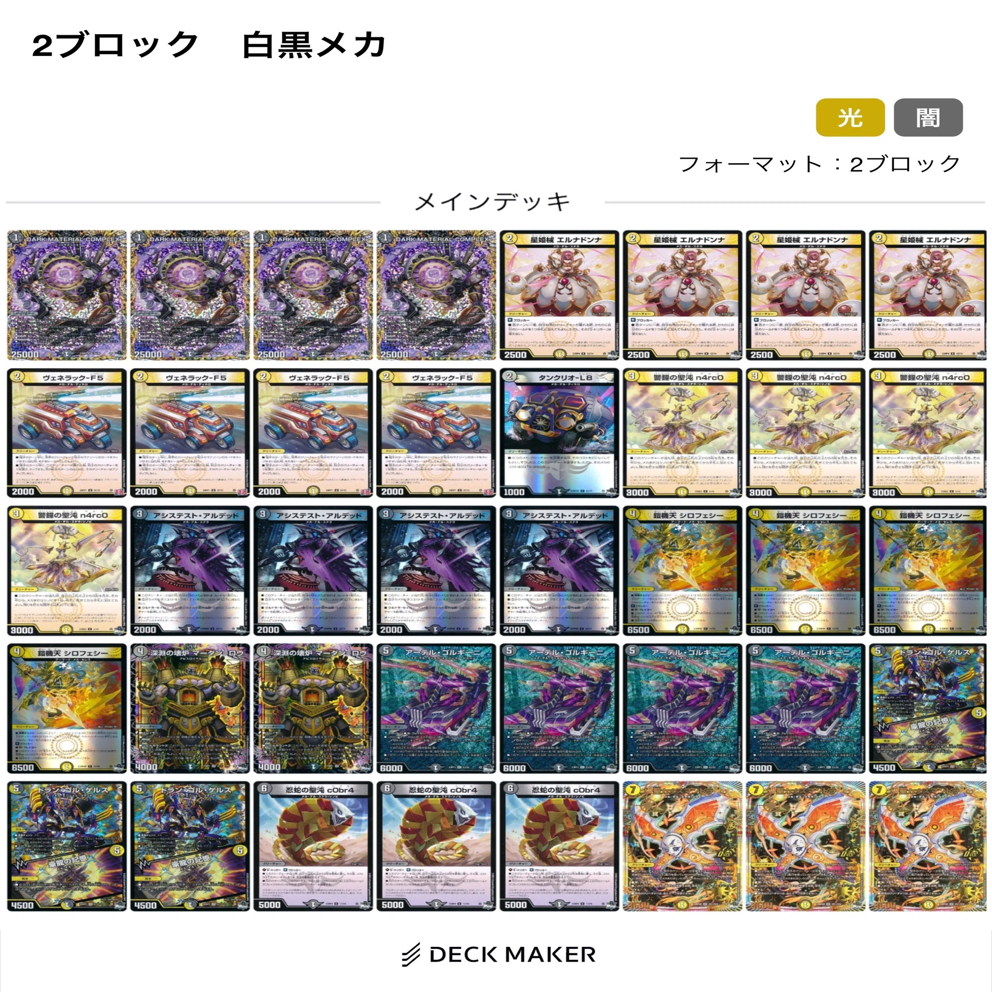 DTL第5節&店舗予選直前！ デュエルマスターズ2ブロック 王道・アビス 