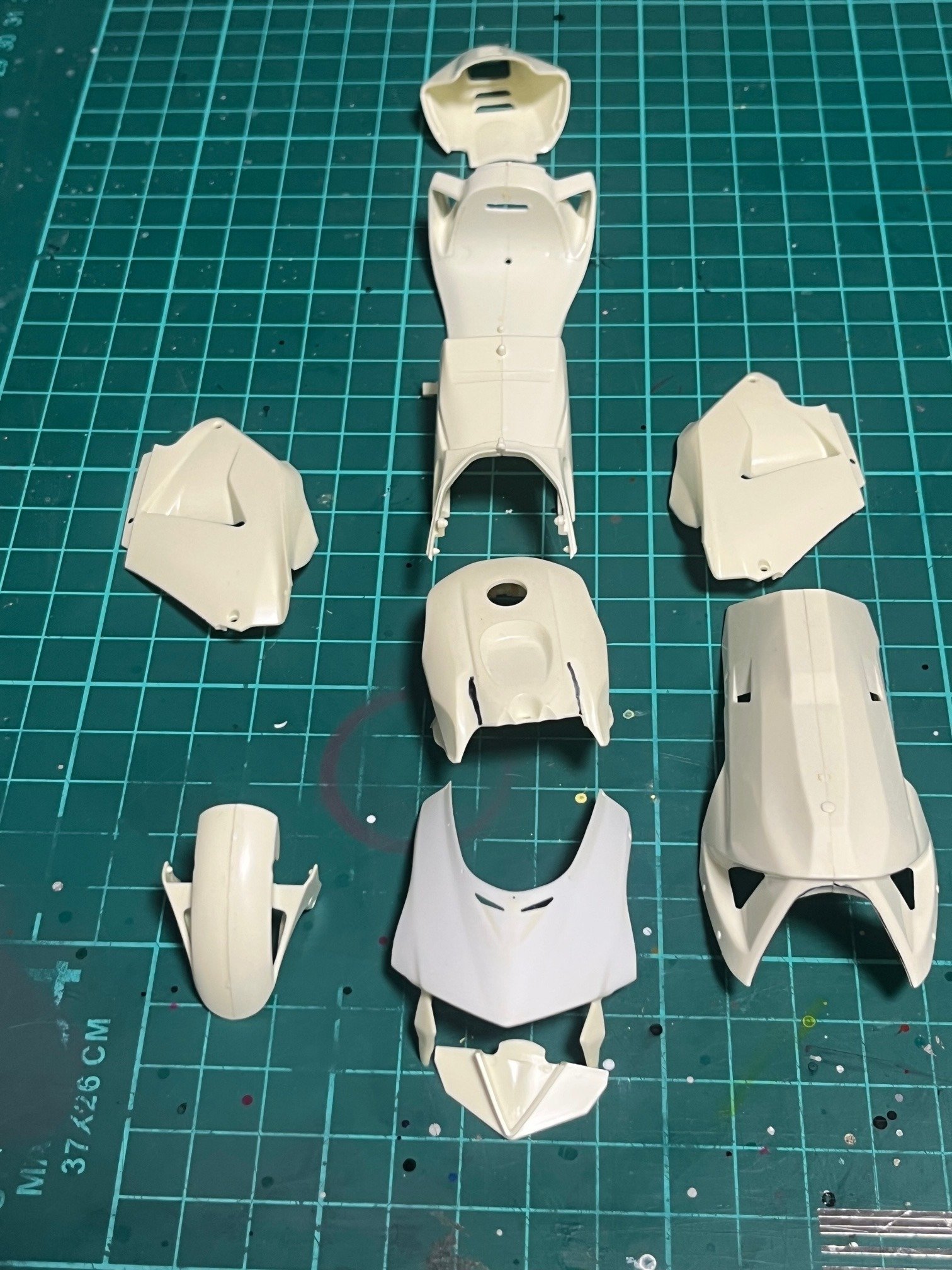 プラモデルセット 複数点 未組立 バイク模型の作り方～ Part4｜kazuya