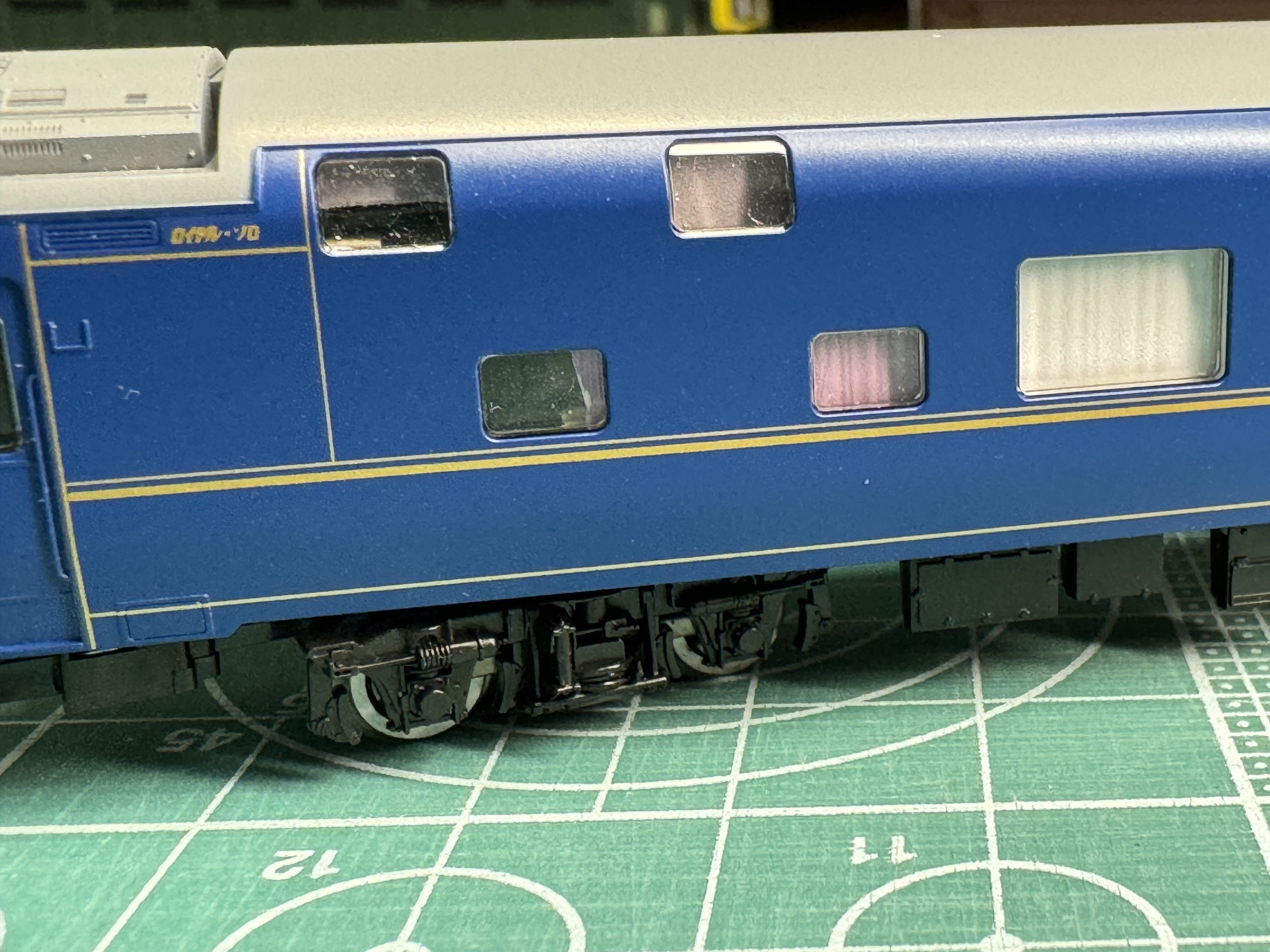 鉄道部品北斗星 A寝台個室カーテンツインデラックス用