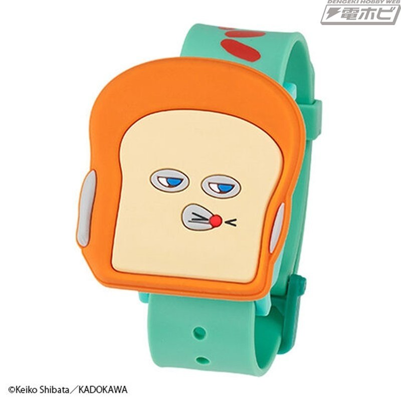 パンどろぼう』のマスコットウォッチがガシャポンに登場！立体的
