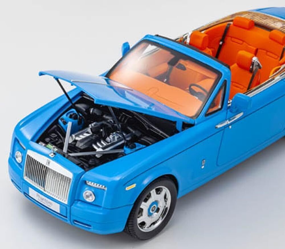 京商 ミニカー | 販売終了: KYOSHO 1/18 Rolls Royce Phantom Extended Wheel Base  MetropolitanBlue [No.KS08841MB]