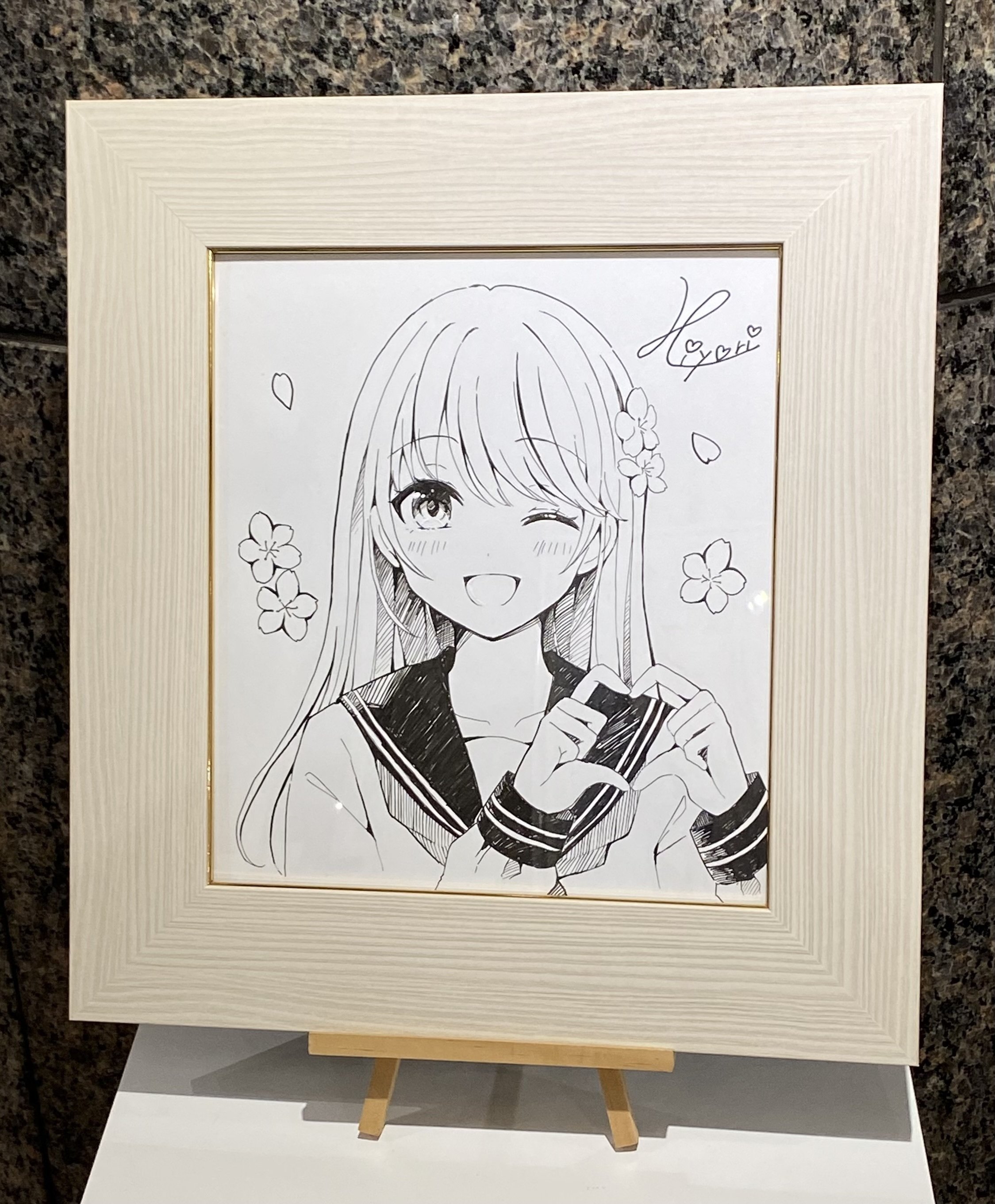 桜 ひより先生の個展 ｢Sakura garden｣に行ってきました🌸｜とわ🪼