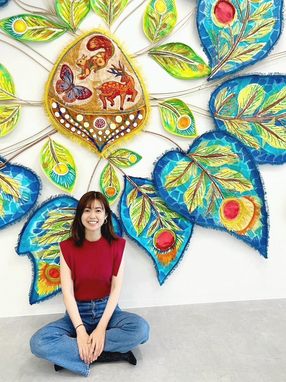 小林古径 「ざくろ」清水光芸社 古裂会 限定品1/50 額装71ｘ58.5㎝ 参加アーティスト発表 ＃1 【小林 万里子】｜三島満願芸術祭