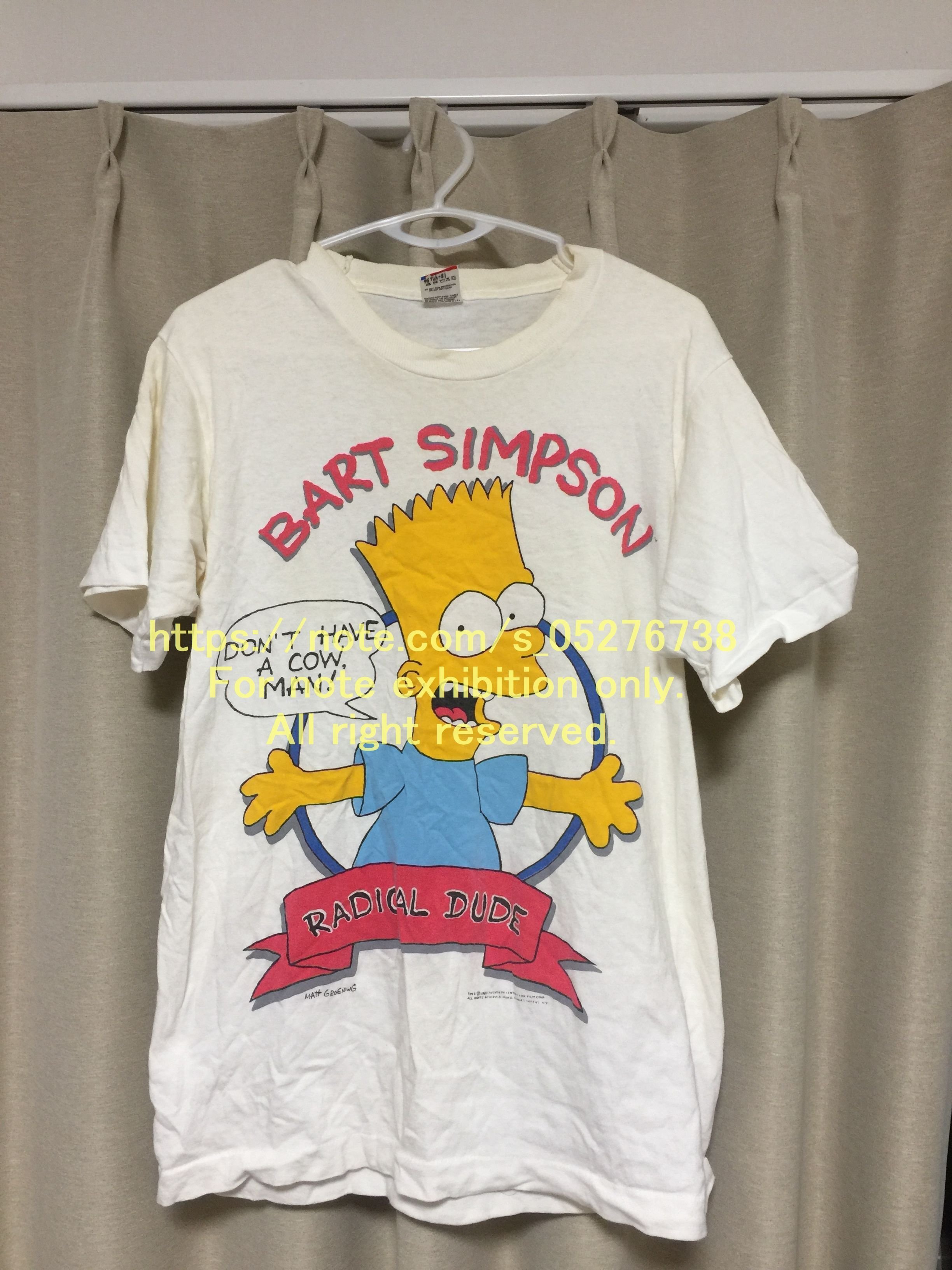 バート・シンプソンのTシャツ｜s_0527｜シャツとキャラと飲み食いが好き