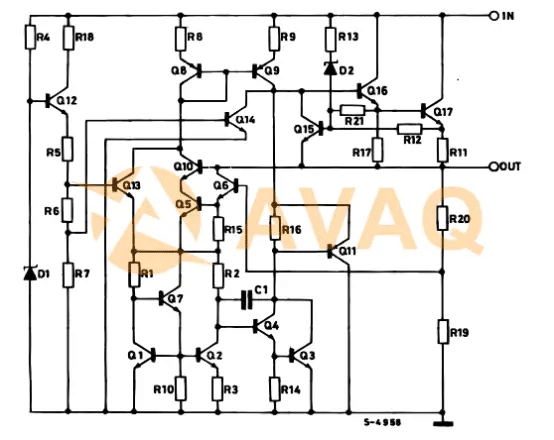 L7805 電圧レギュレータ: ピン配置、データシート、機能、回路