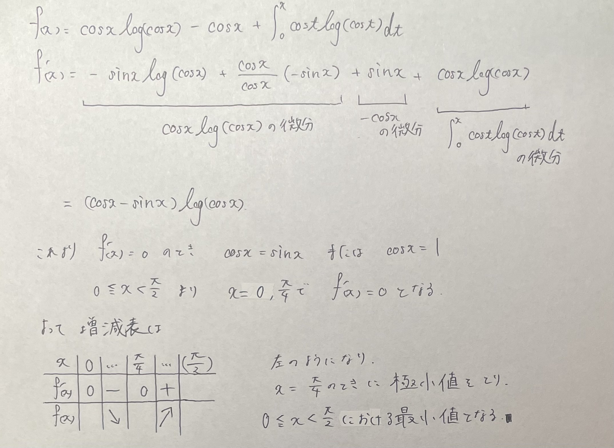 東大理系数学2022を解く 大問1｜ルイボスティー