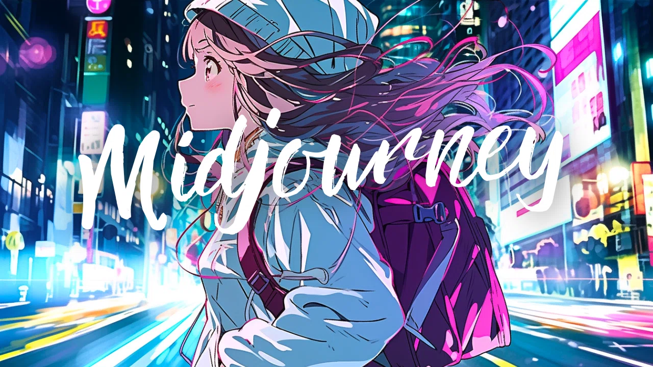 AIイラスト】Midjourney（ミッドジャーニー）で「颯爽と走る女の子」を
