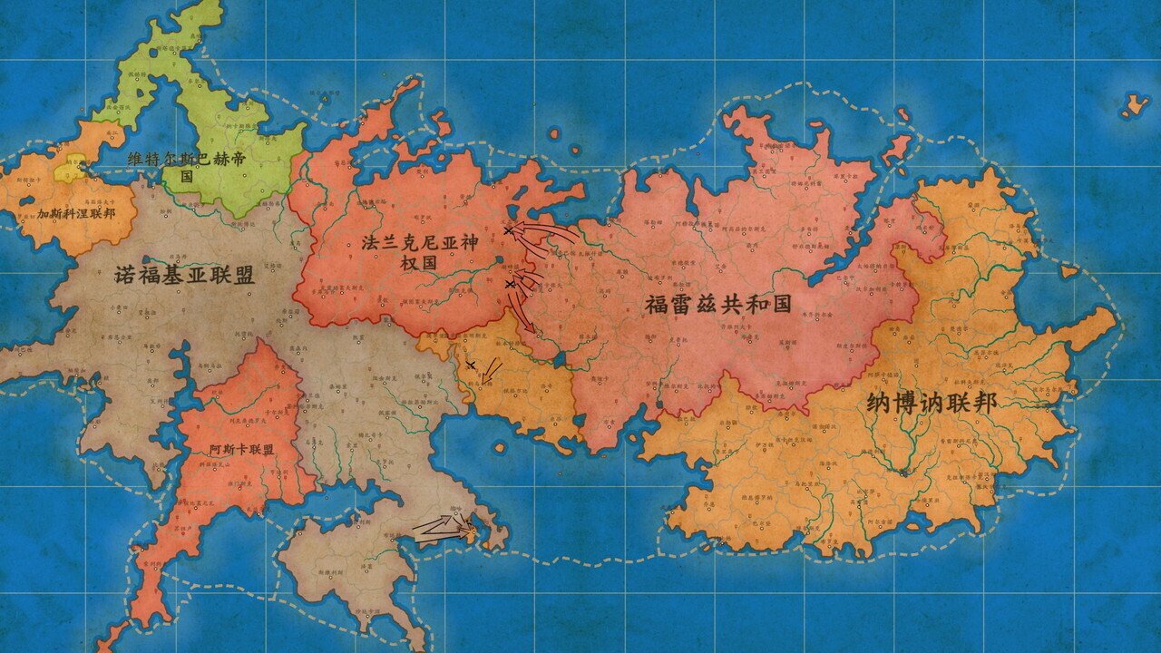 【値下げしました！】ファンタジーの世界地図 ファンタジーの世界地図