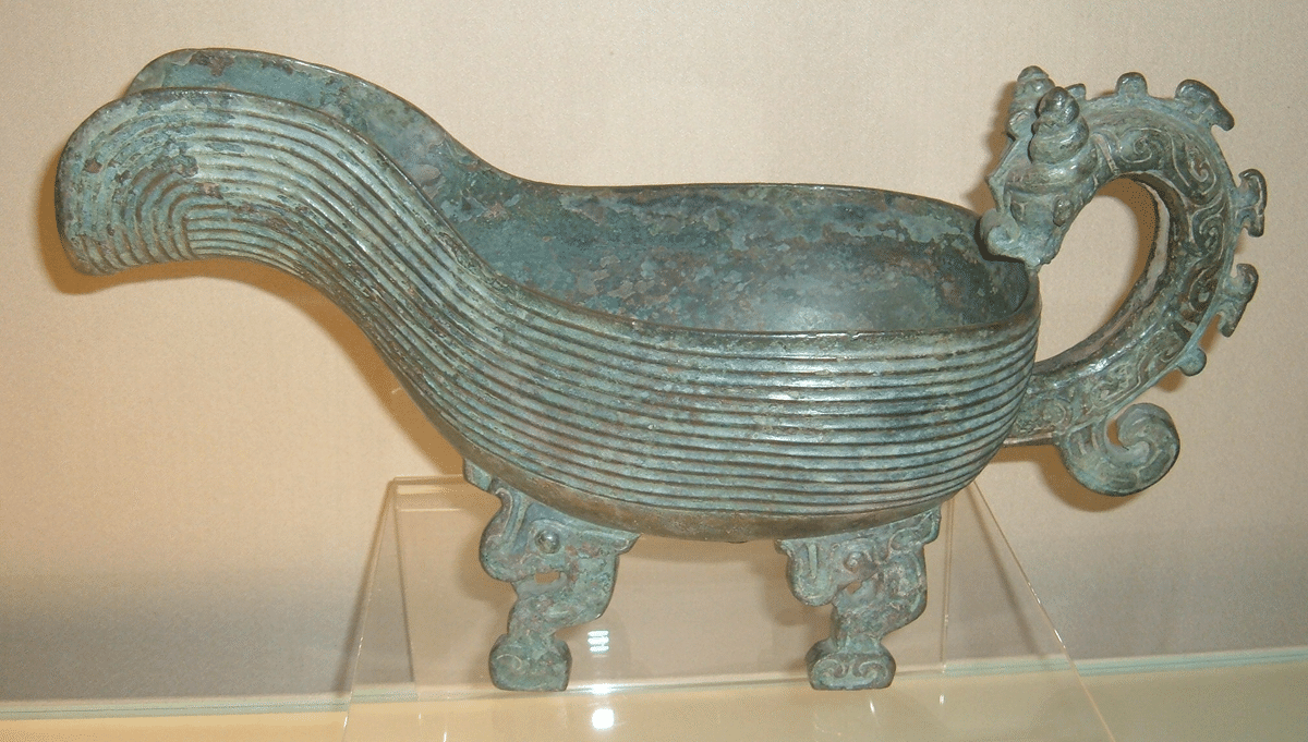 中国 商代 爵(しゃく) 二里頭文化 青銅器 骨董品 美術品 (2)