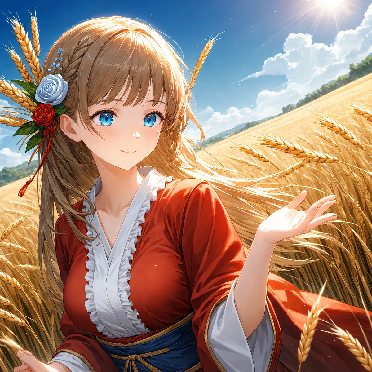 プロンプトにウジェーヌドラクロワを入力したイラスト
