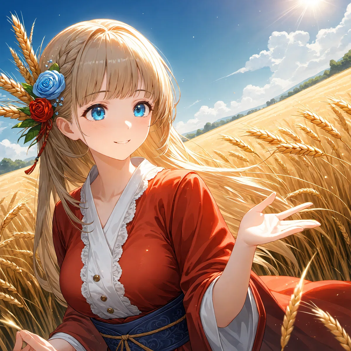 オリジナルの女性のイラスト