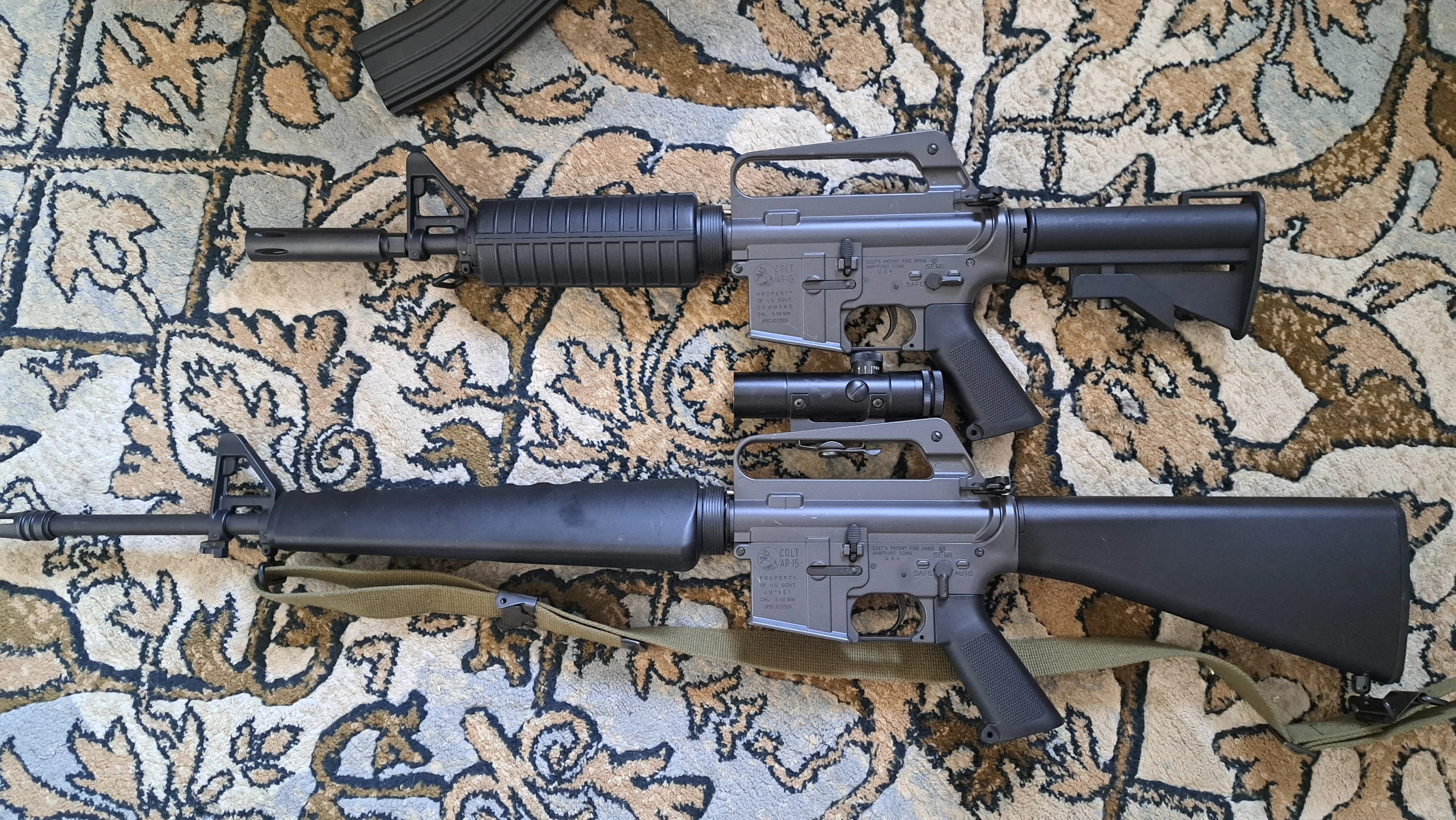 CYMA XM177E1 ETU搭載 電動ガン CM009E ハンドガード変更 ベトナム戦争