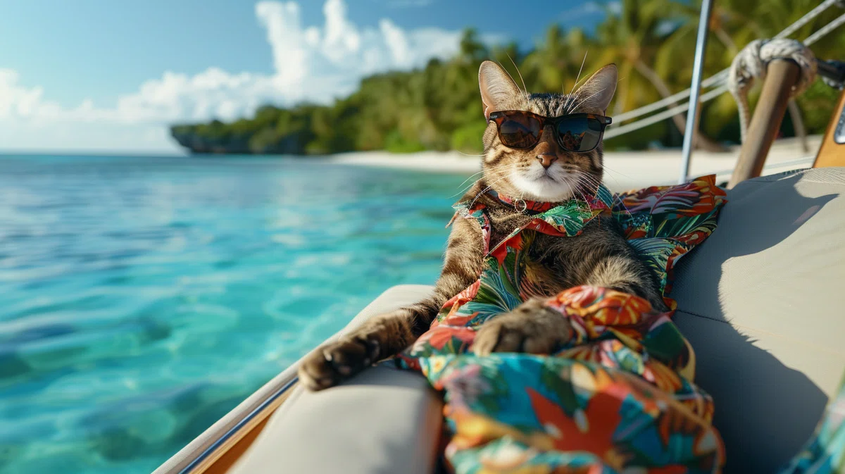 ねこ 海にゃ その1🐾 ｜odyssey617