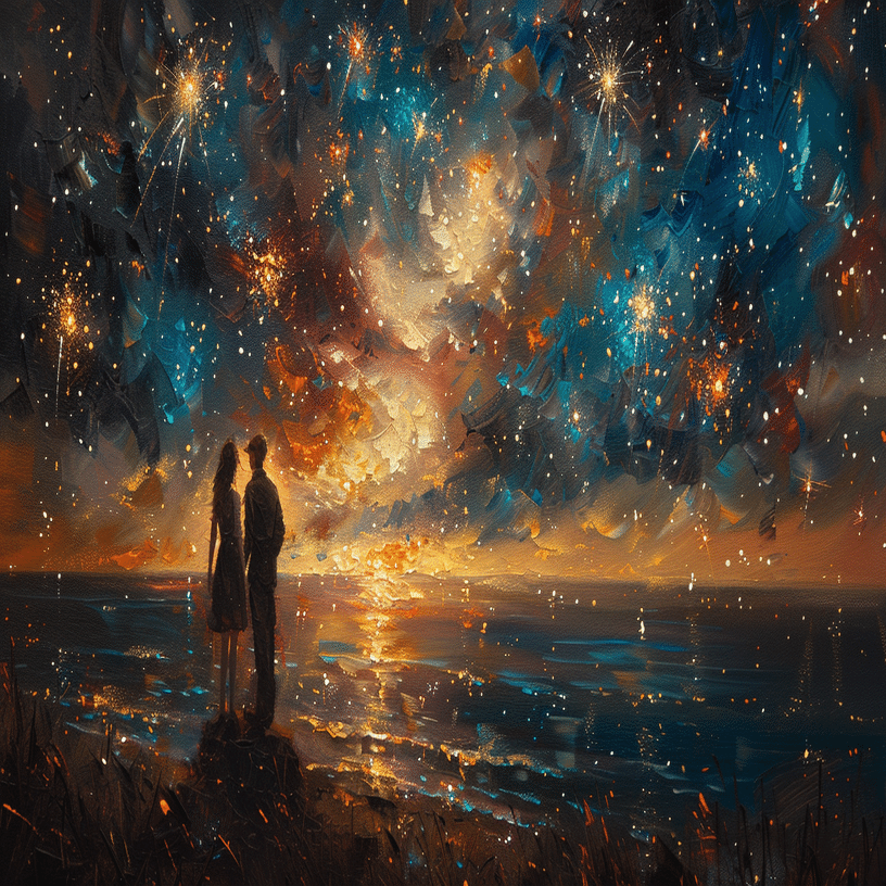 Midjourney v6.1】幻想的な油絵タッチの絵を描いてみよう #画像生成AI