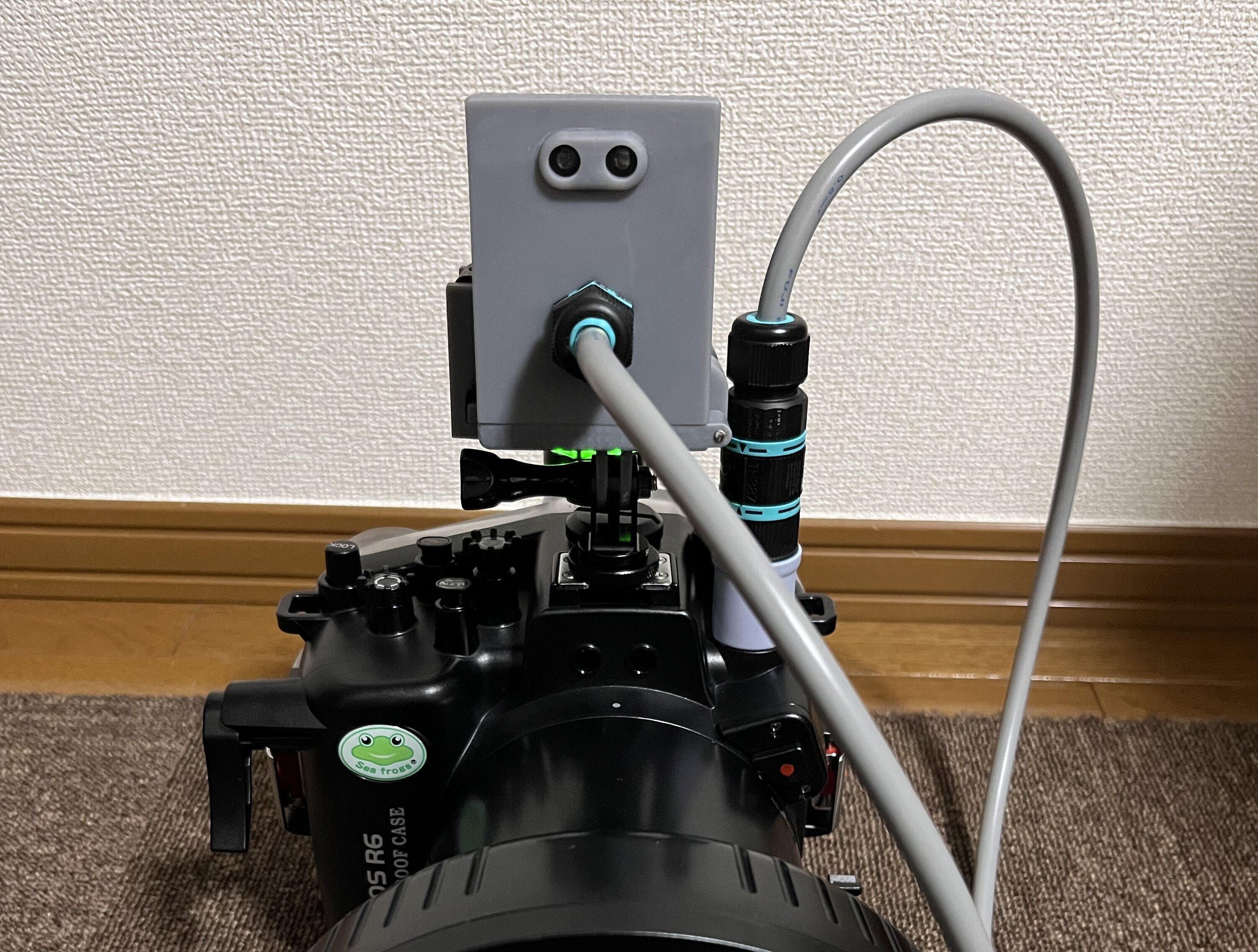 SEAFROGS8インチダブル1インチボールアルミアームストロボ