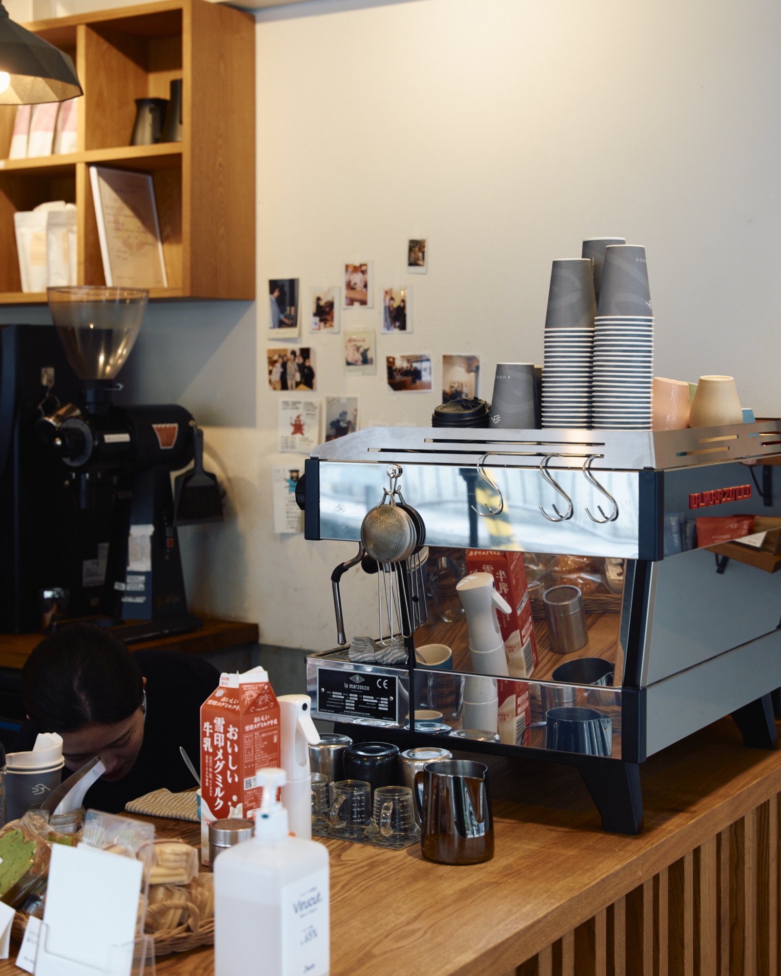 エスプレッソマシンはもう見えなくても良くなった – Kyoto Stand改装