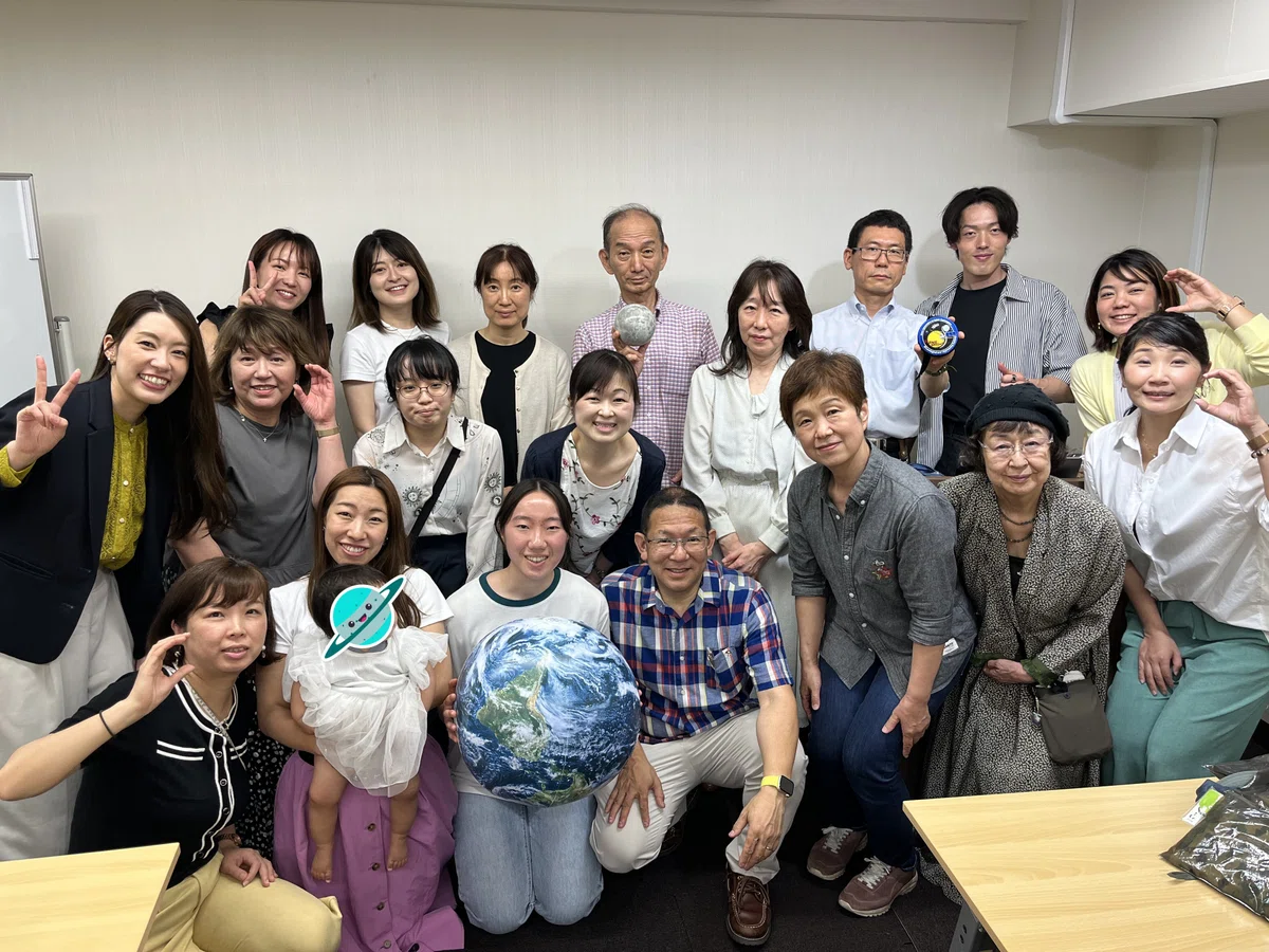 宇宙イベントの記念撮影