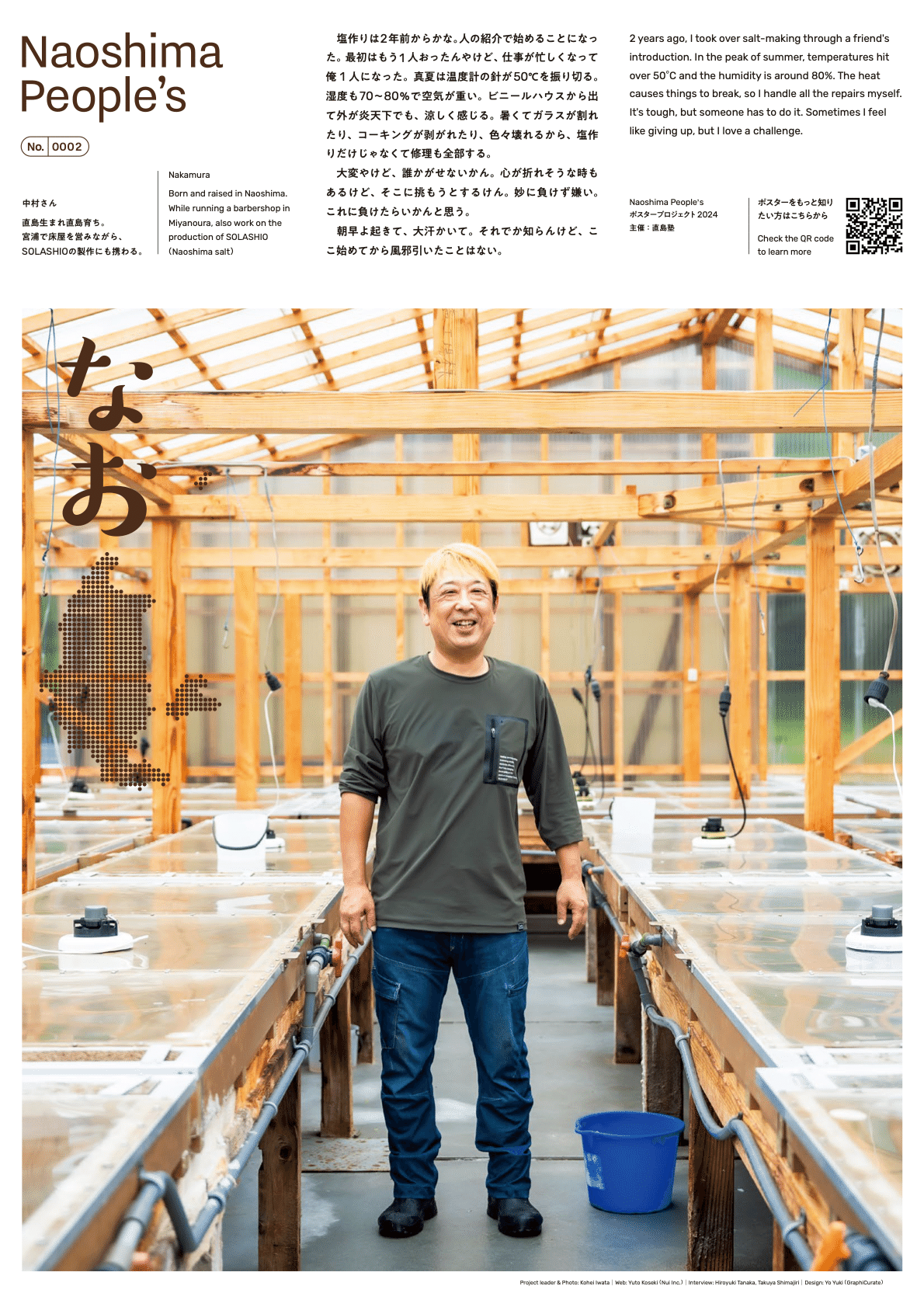 Naoshima People's 中村さん（No.0002）｜Naoshima People's ポスター
