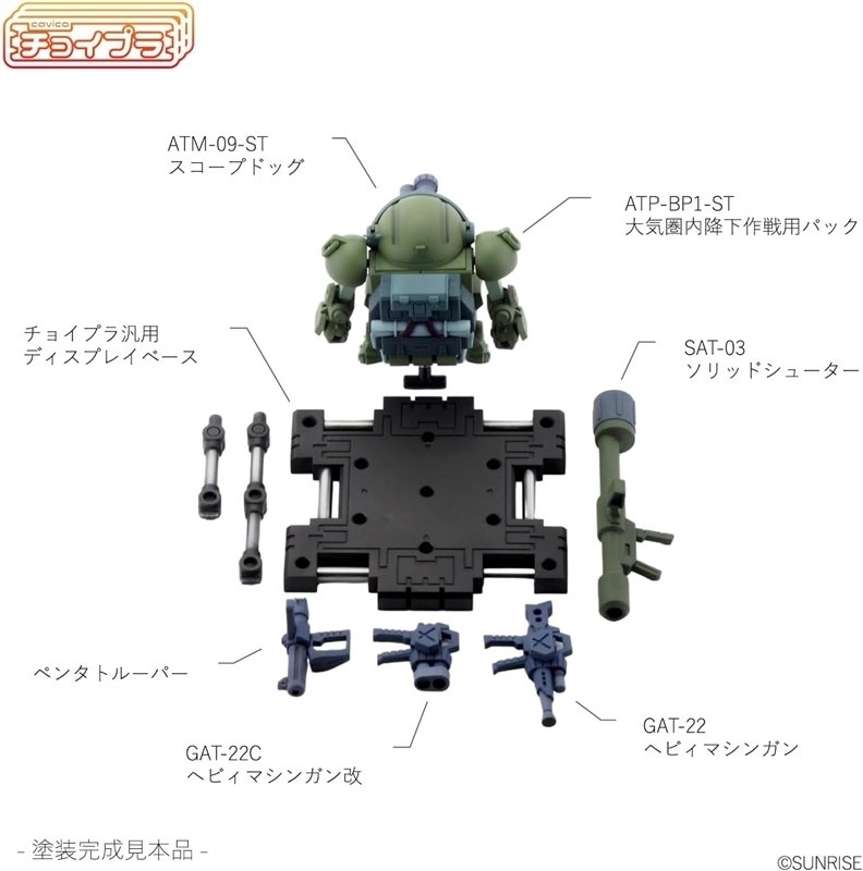 ちっちゃくかわいくなっちゃった!『装甲騎兵ボトムズ』ATM-09 ちっちゃくかわいくなっちゃった!『装甲騎兵ボトムズ』ATM-09