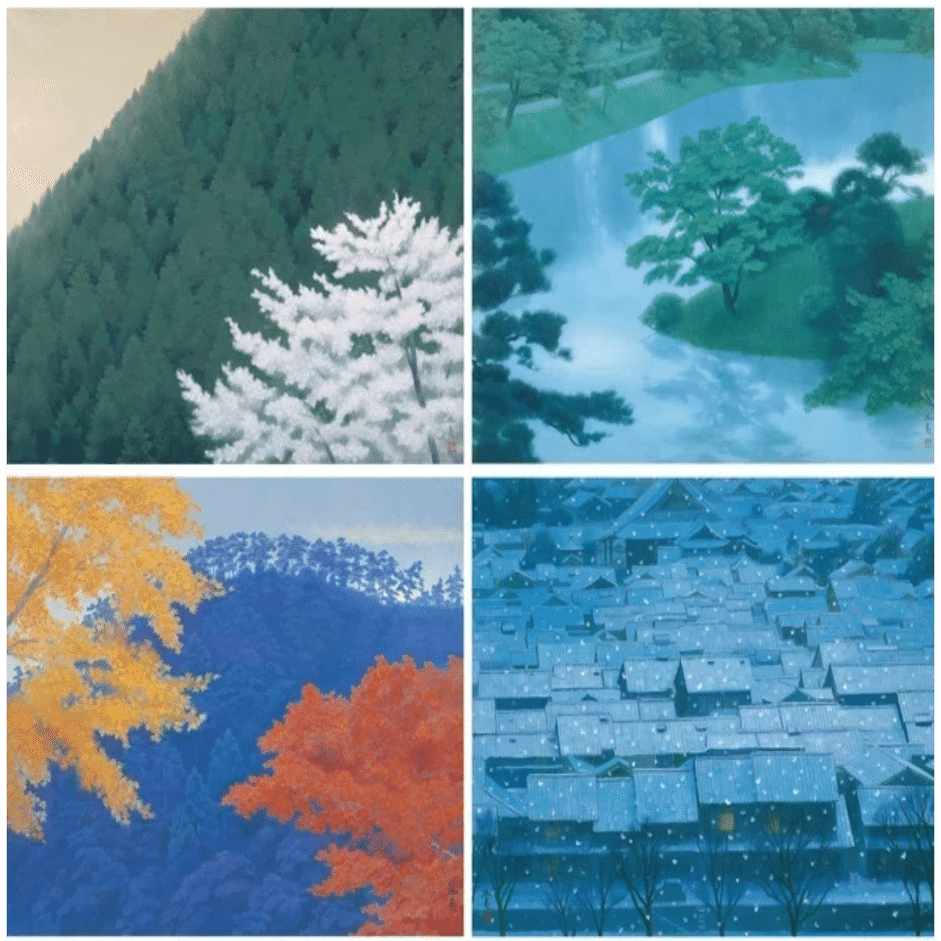 東山魁夷　京洛風趣 額絵 東山魁夷 京洛風趣 額絵