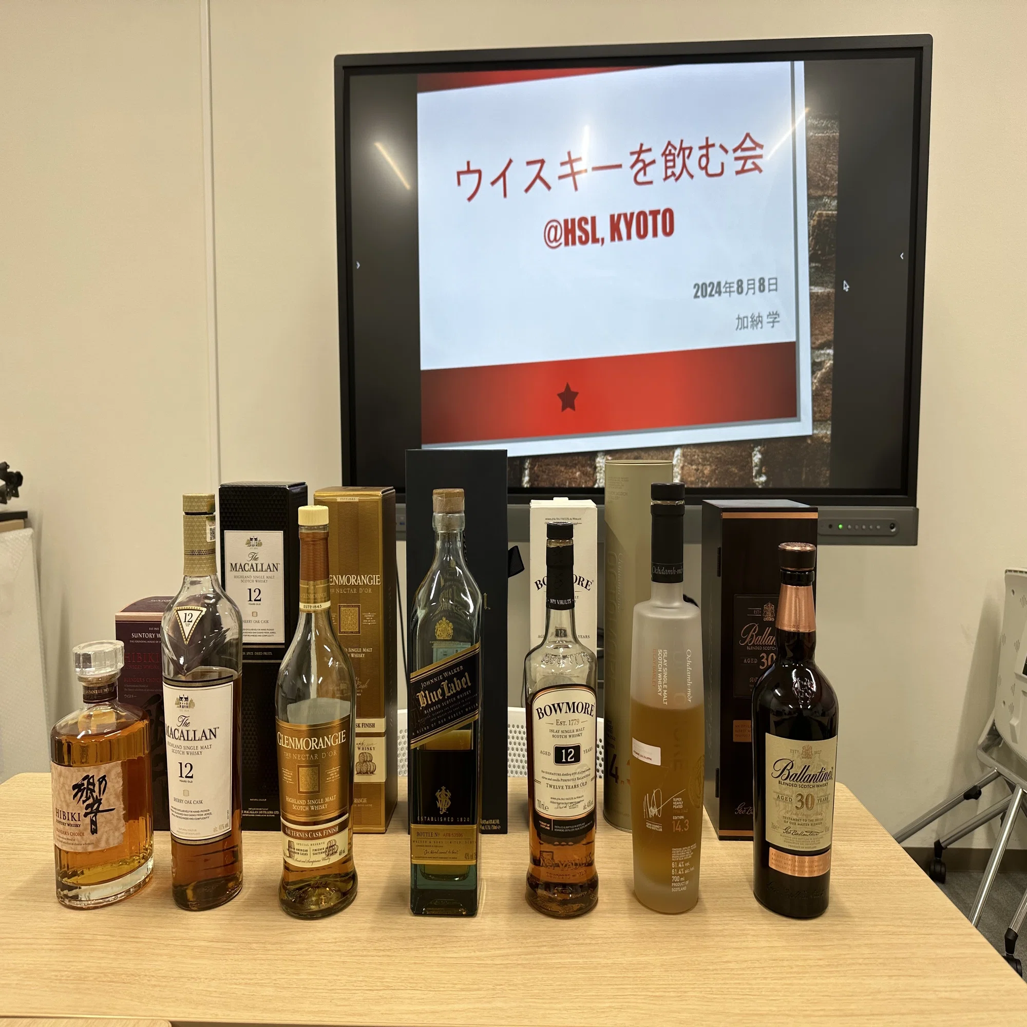 ウイスキーを飲む会」を京都で開催した｜Dr. Kano