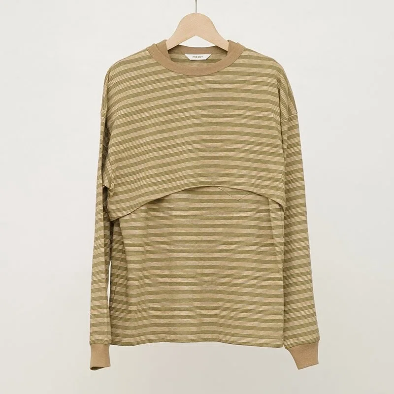 今すぐ着られるnew arrival【PHEENY】Multi border ensemble｜THIRTY