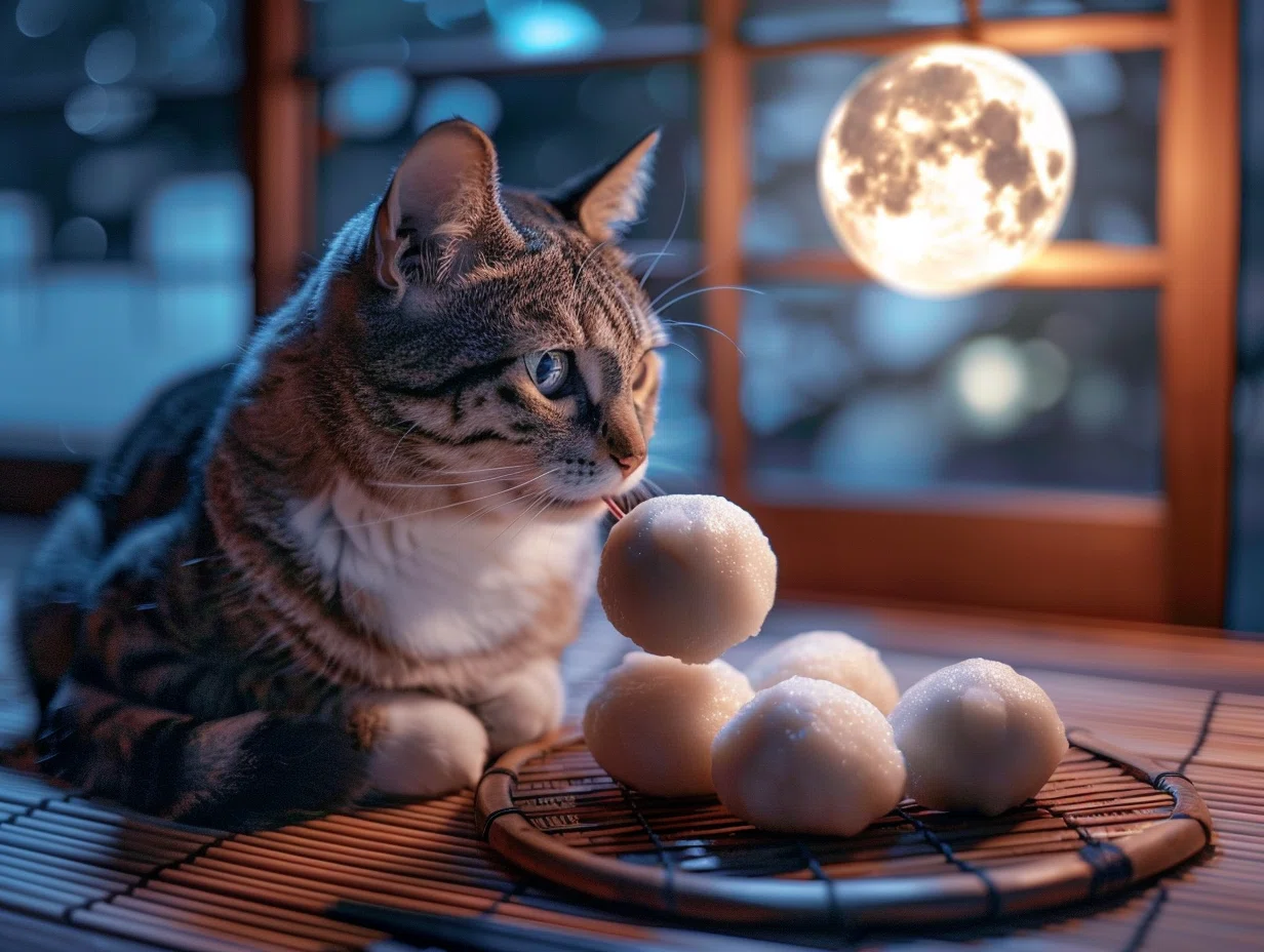 ねこ お月見にゃ🐾｜odyssey617