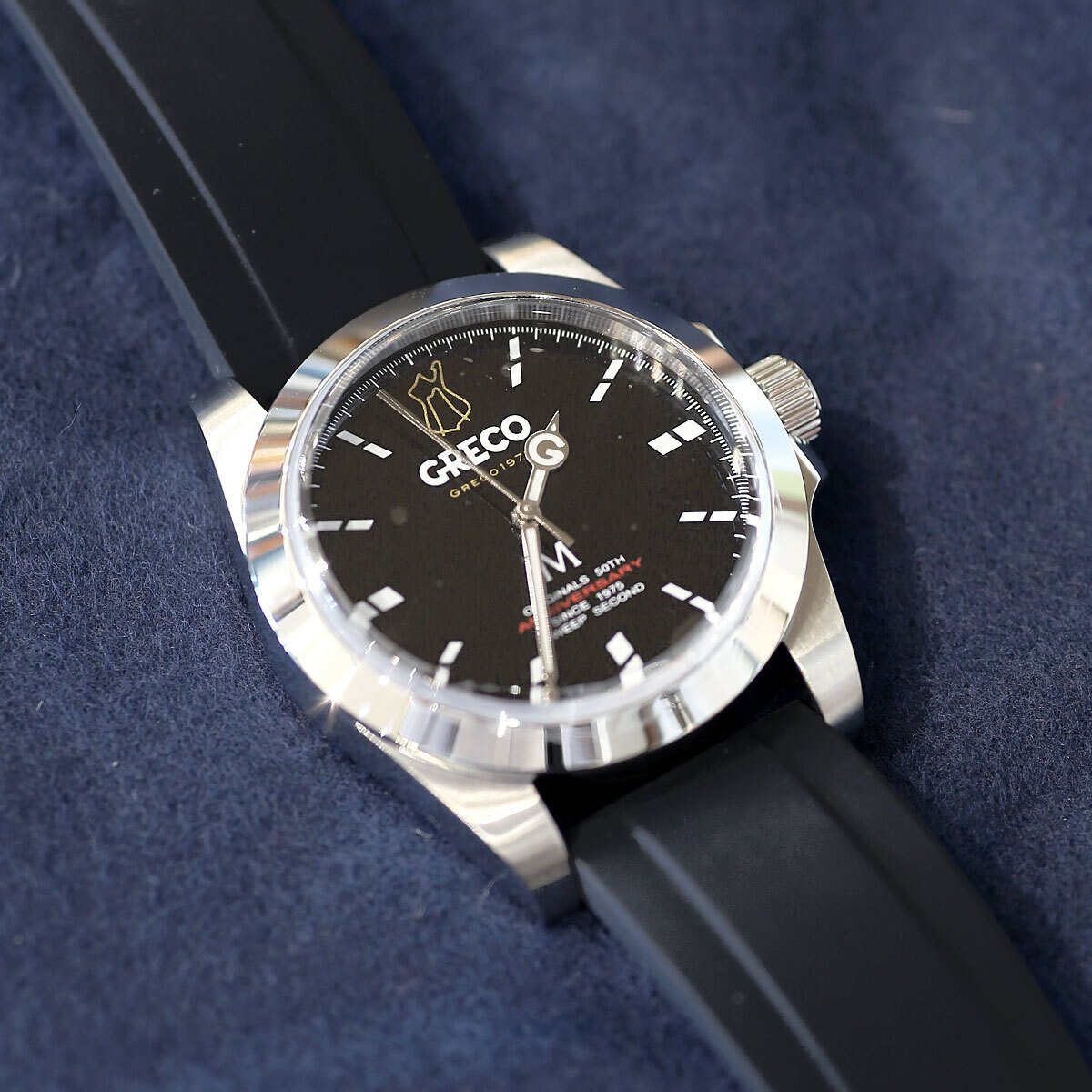 グレコ・オリジナル・モデルの誕生50周年を記念した限定オリジナル時計
