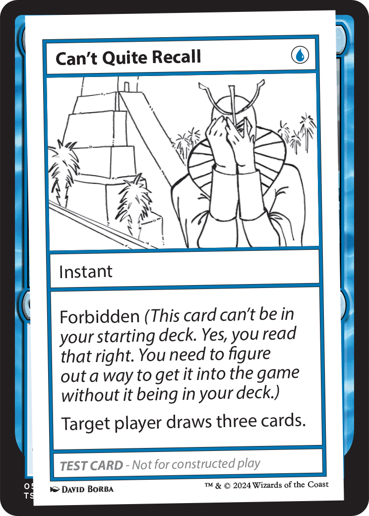 MTG】【青】ミステリーブースター2のプレイテスト・カードを見
