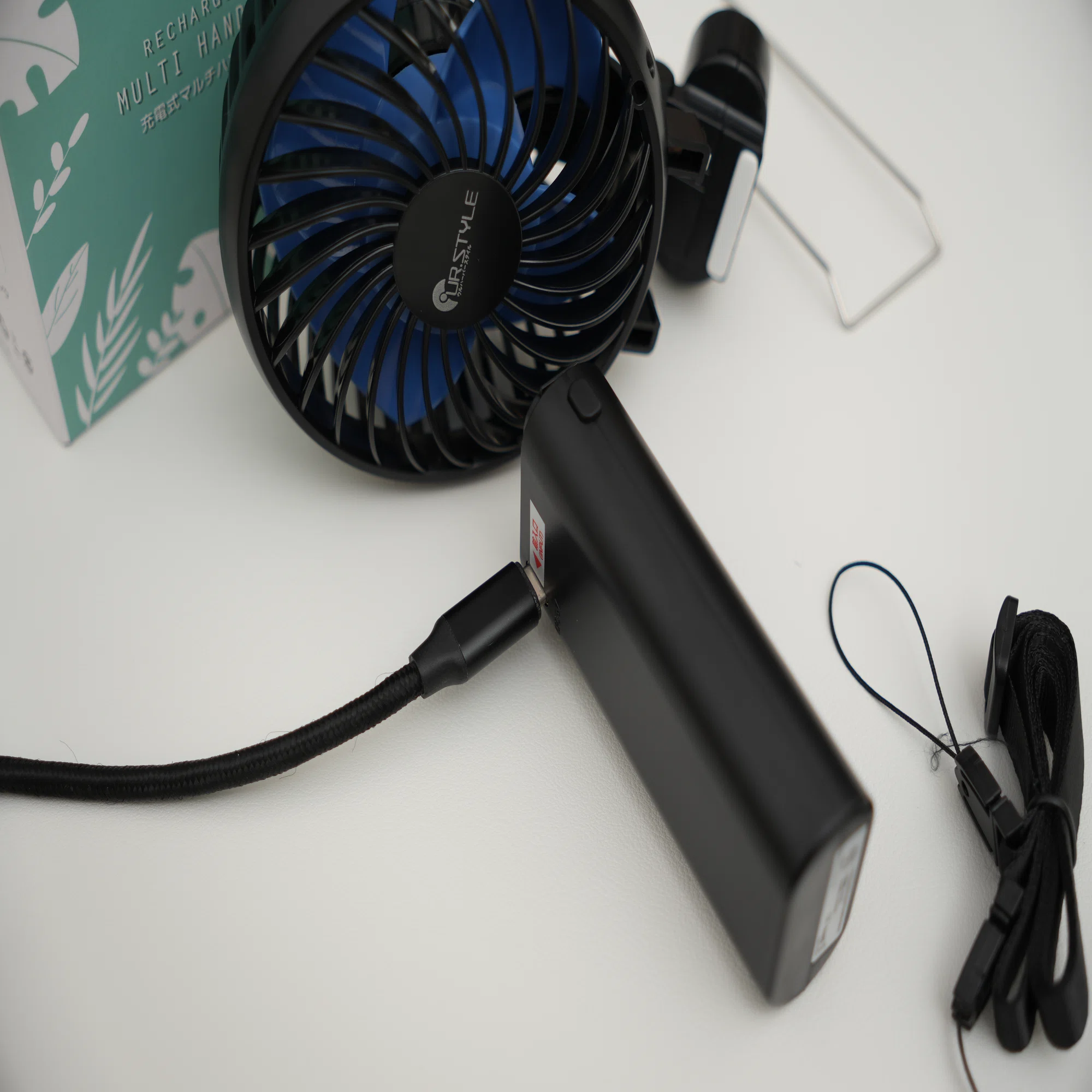 レビュー品】モバイルバッテリーハンディファン｜物欲名古屋人 