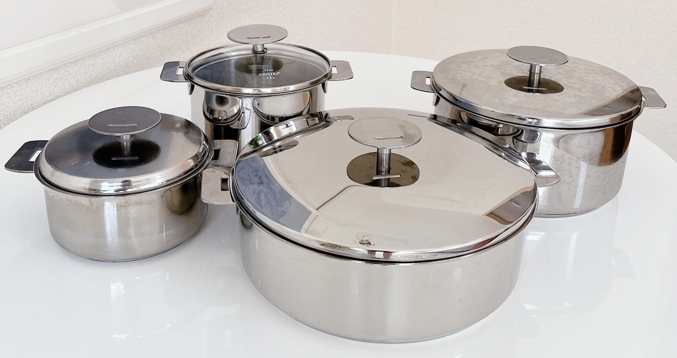 クリステル 両手鍋浅型 20cm 蒸し器 セット Lシリーズ 両手鍋浅型 22cm |