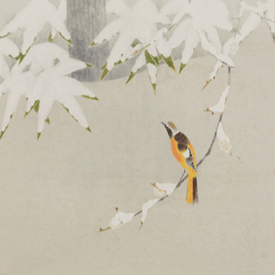 上村淳之】版画 / シルクスクリーン 「早春」 査定 鑑定 買取 致します