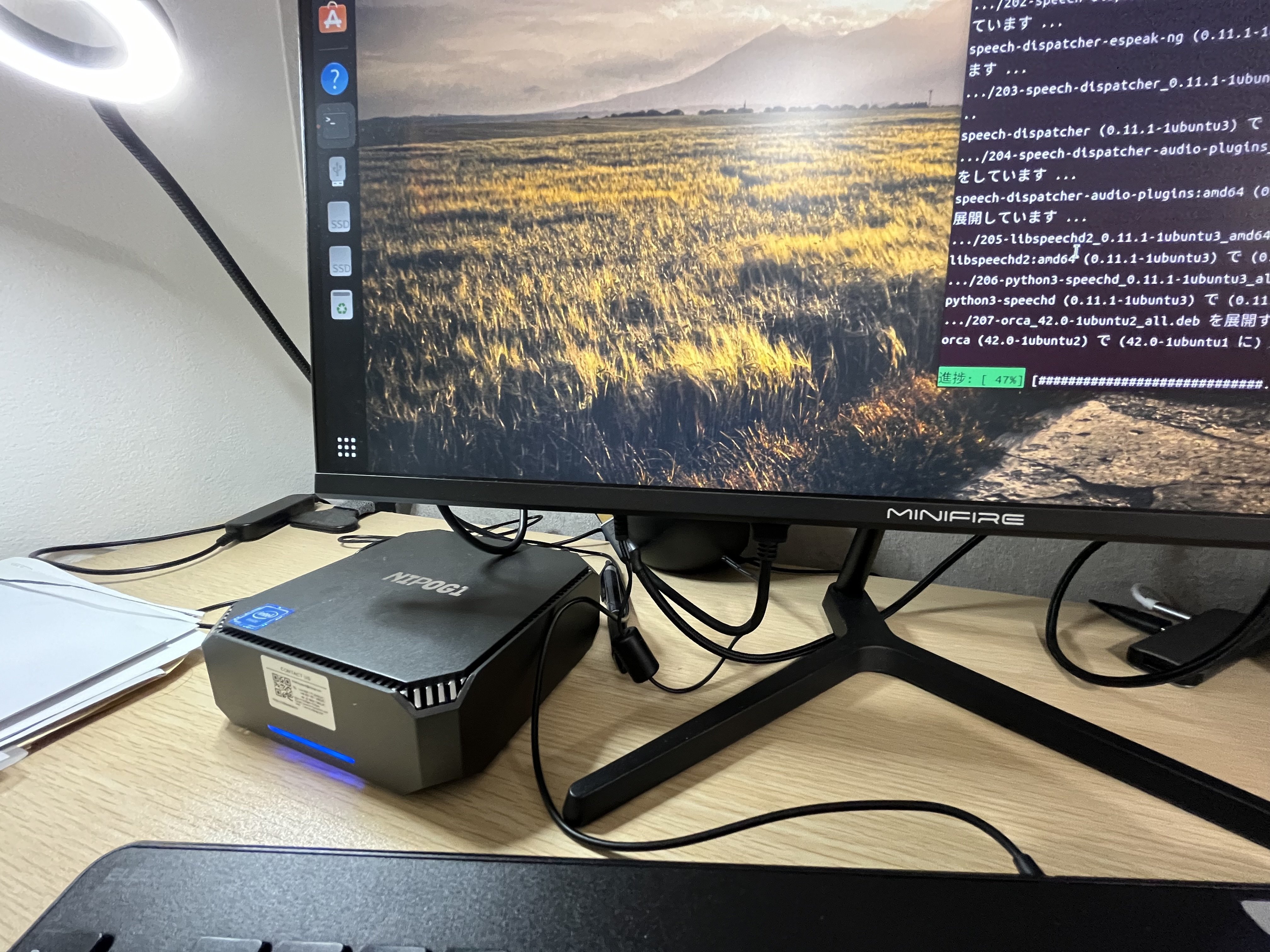 mini PC（Linux）を導入｜にしはる