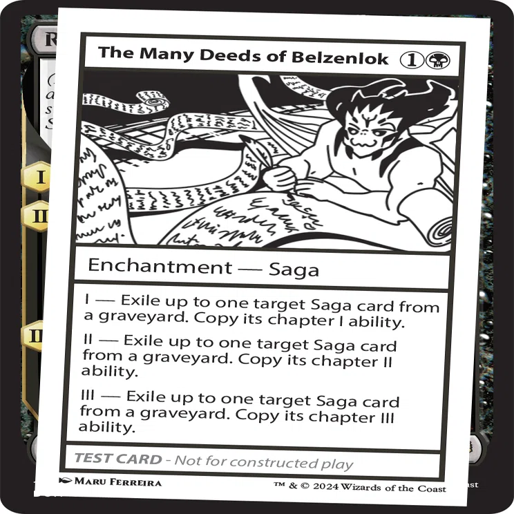 MTG】【黒】ミステリーブースター2のプレイテスト・カードを見ていこう