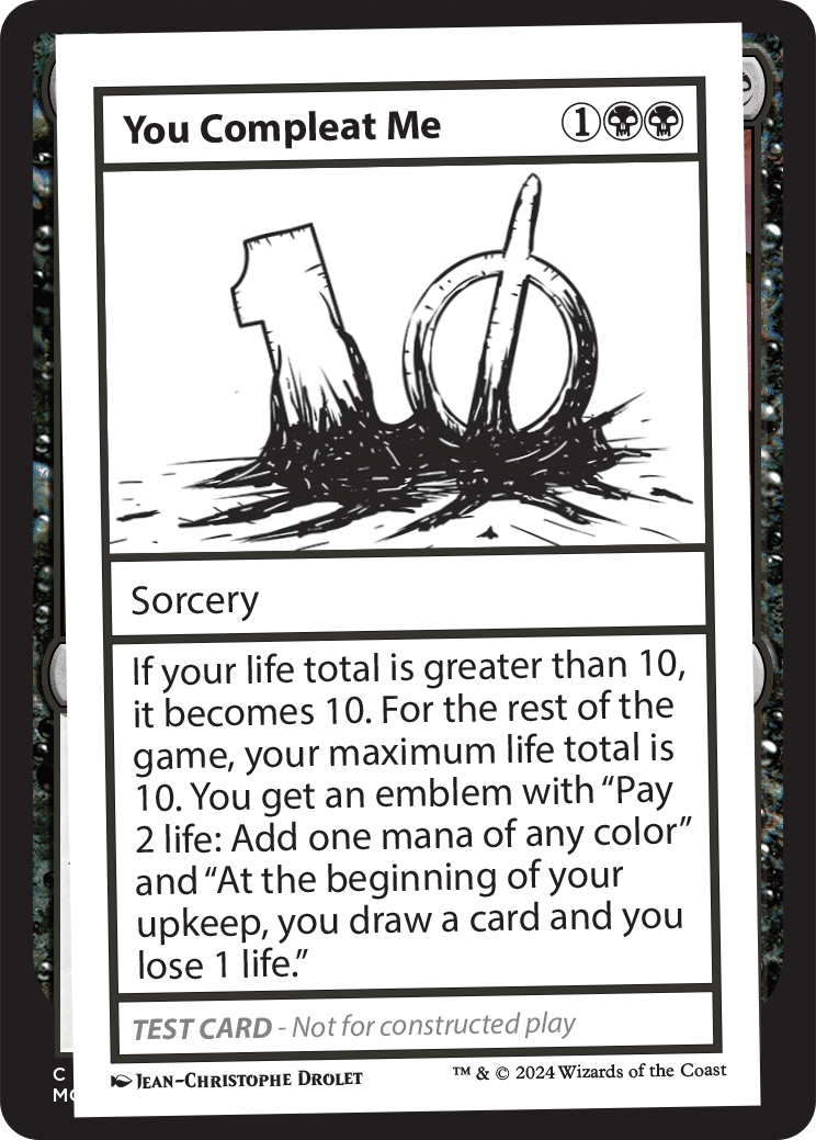 MTG】【黒】ミステリーブースター2のプレイテスト・カードを見