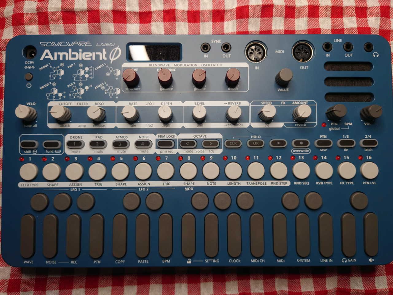 Sonicware ambient  シンセサイザー　サンプラー SONICWARE LIVEN Ambient Ø（zero） 登場！没入型アンビエント