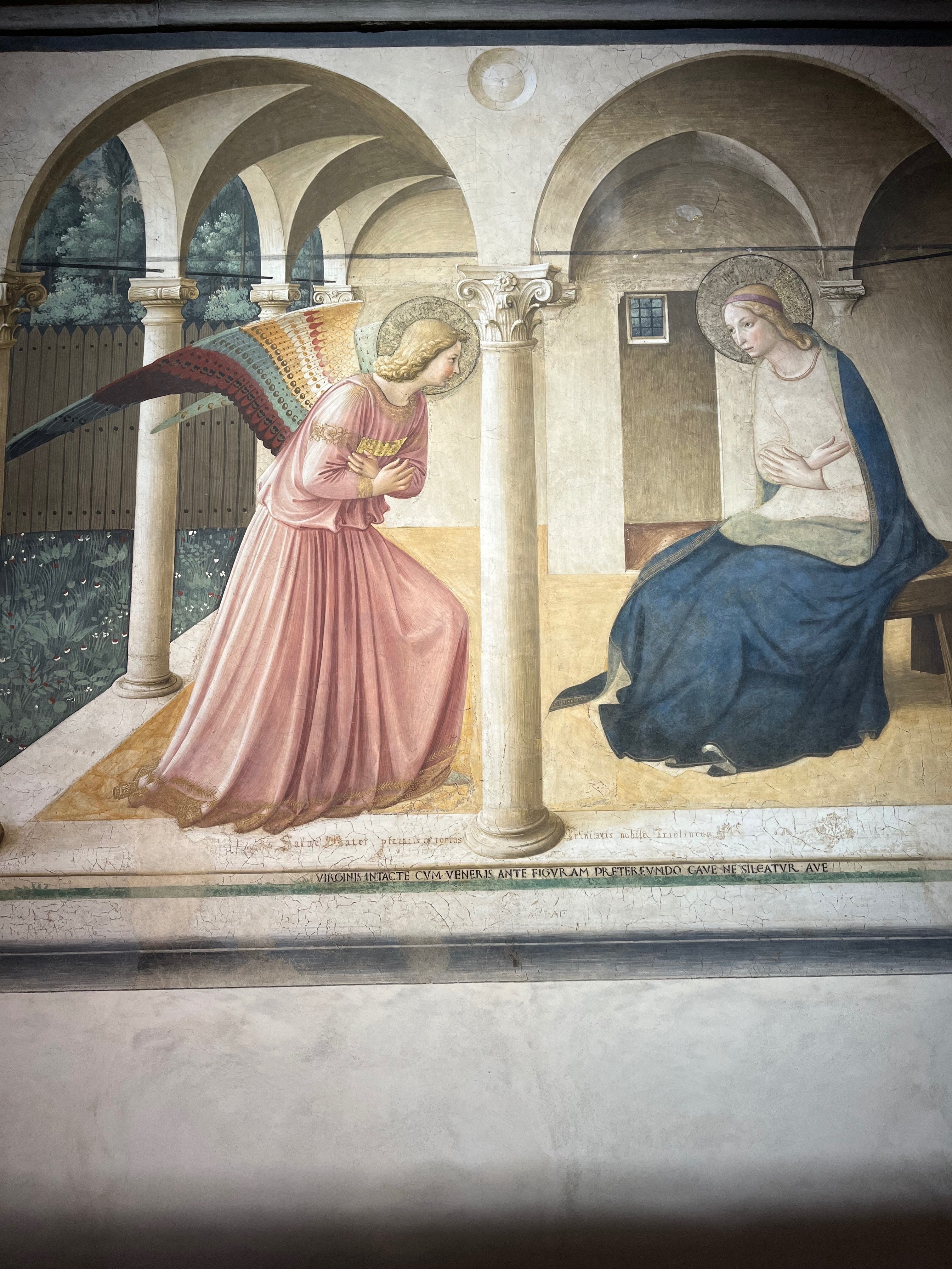 イタリアサンマルコ美術館にて譲り受けた絵画 春のトスカーナ、フィレンツェから近郊の街へ 5日目はサン