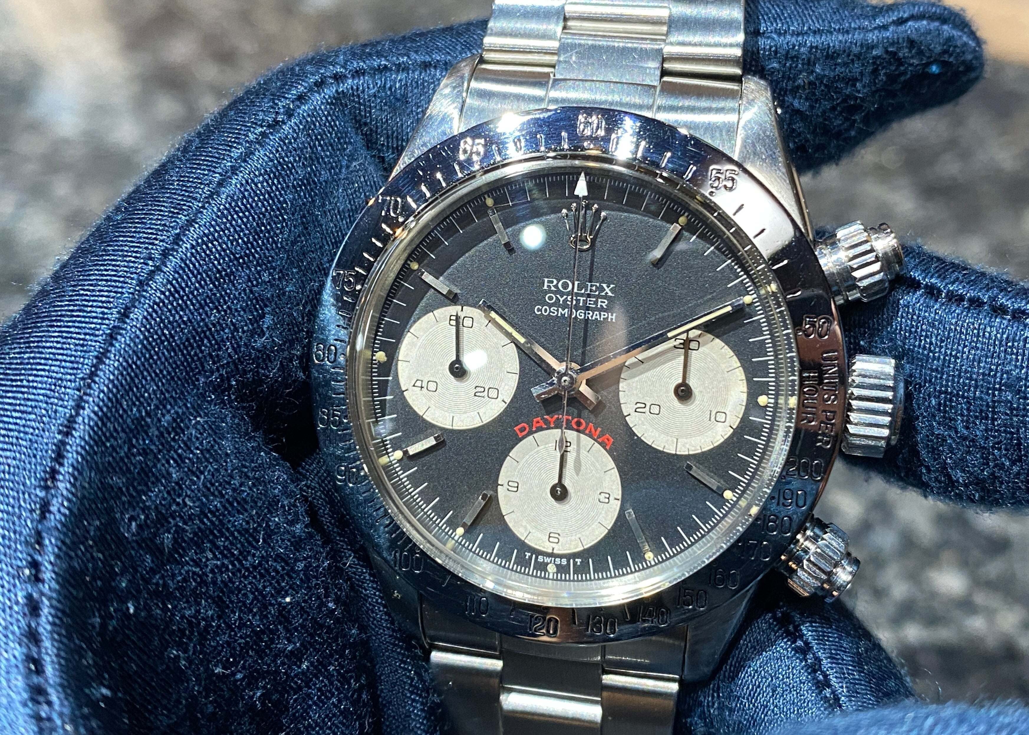 黒文字 ビッグレッド入荷！！ ロレックス 手巻きデイトナ 6265 84年