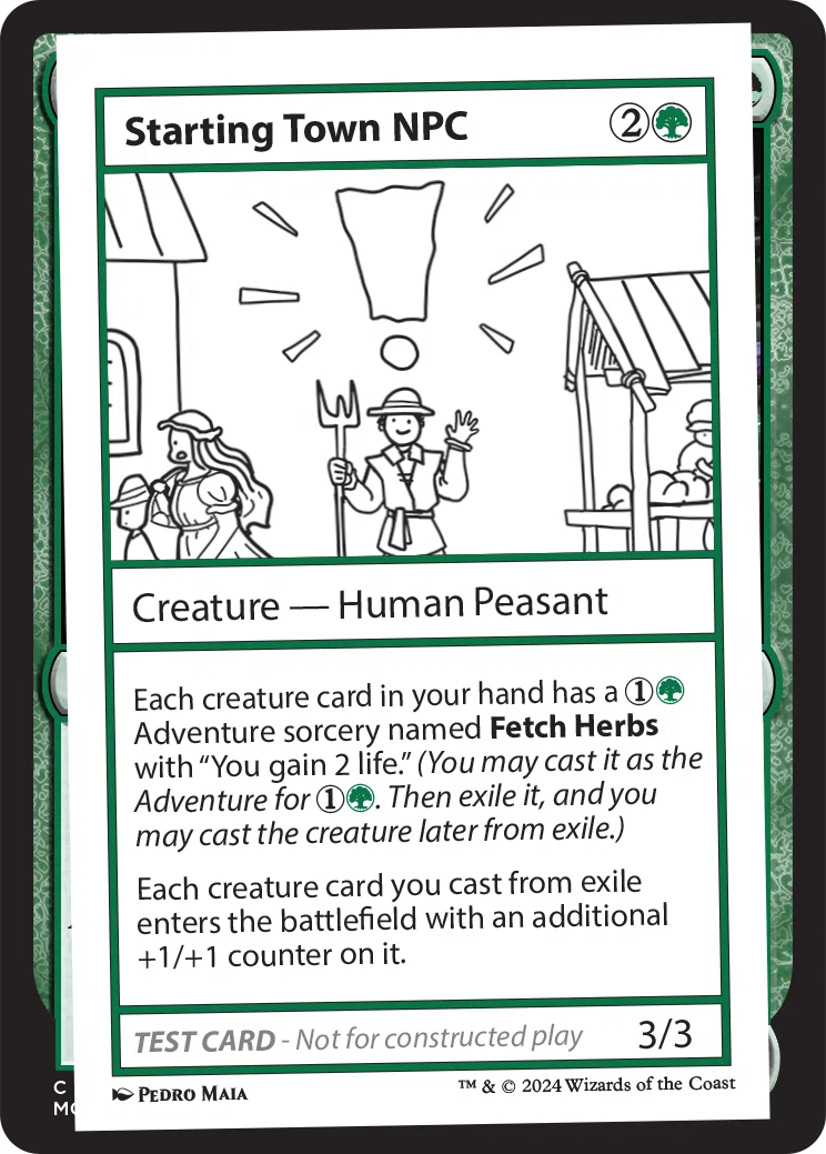 MTG】【緑】ミステリーブースター2のプレイテスト・カードを見ていこう