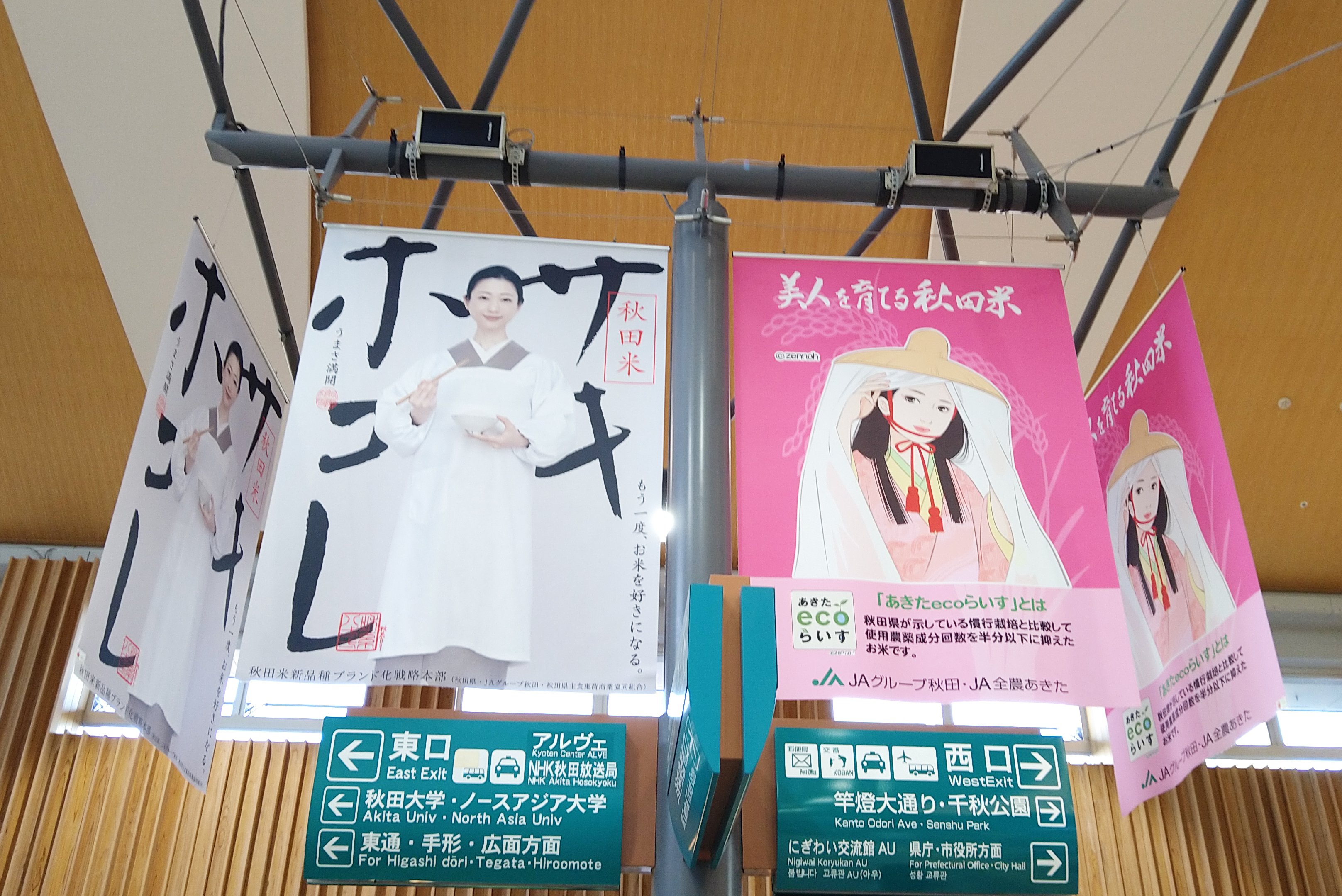 秋田米 美人を育てる 米 米もポスターも見た目選定をやめませんか｜ゆきんこ