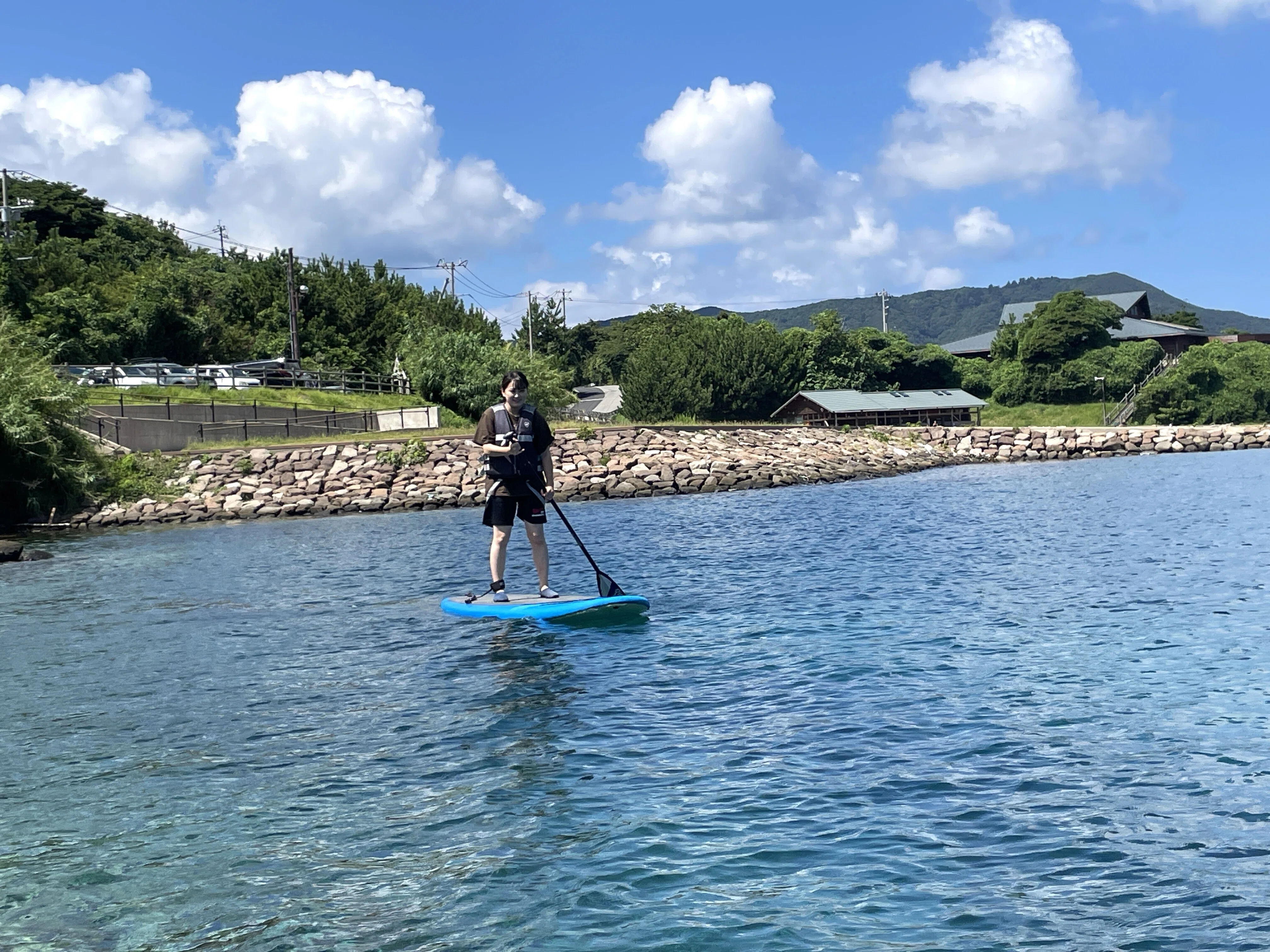 海士町の夏の海レジャーをTADAYOIで！流行りの「サップ」を体験｜ない